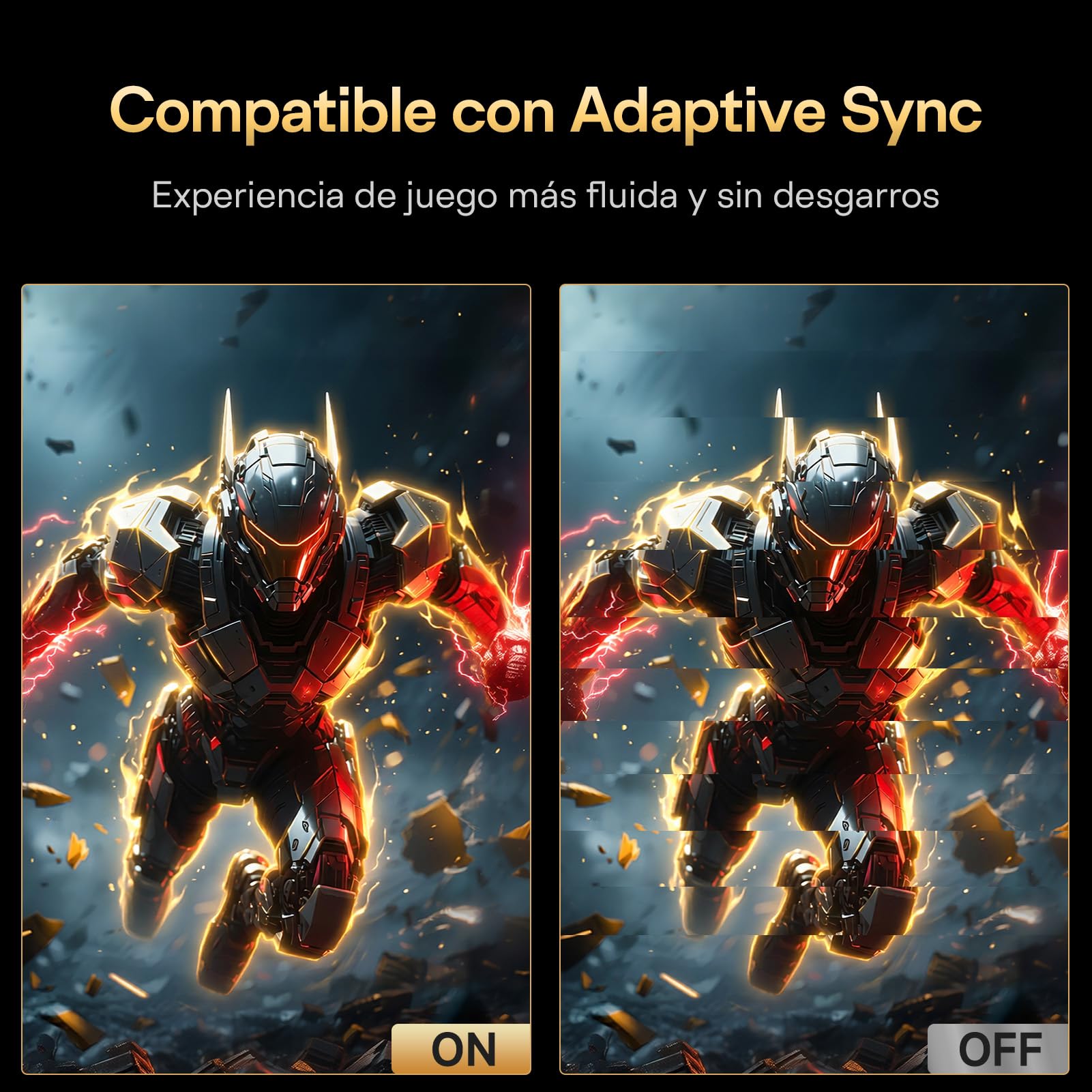 HKC Monitor Gaming 27 Pulgadas 4K UHD Fast IPS 160Hz, 1ms | Modo Dual FHD 320Hz, HDR400, 95 % DCI-P3, , HDMI 2.1 y DisplayPort 1.4, Soporte Ajustable en Altura,VESA 100×100