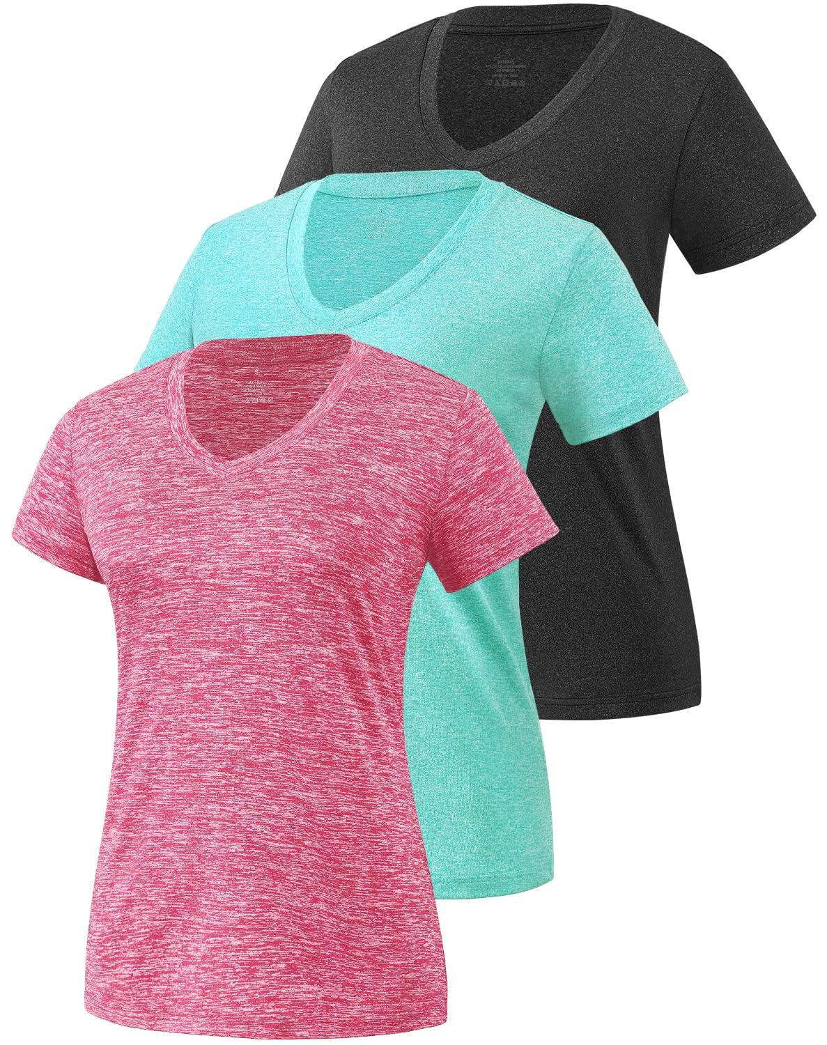 Star Vibe 3 Stücke Sport Shirts Für Damen Fitness Yoga Tshirt Damen Atmungsaktive Women's Activewear Yoga Kurzarm