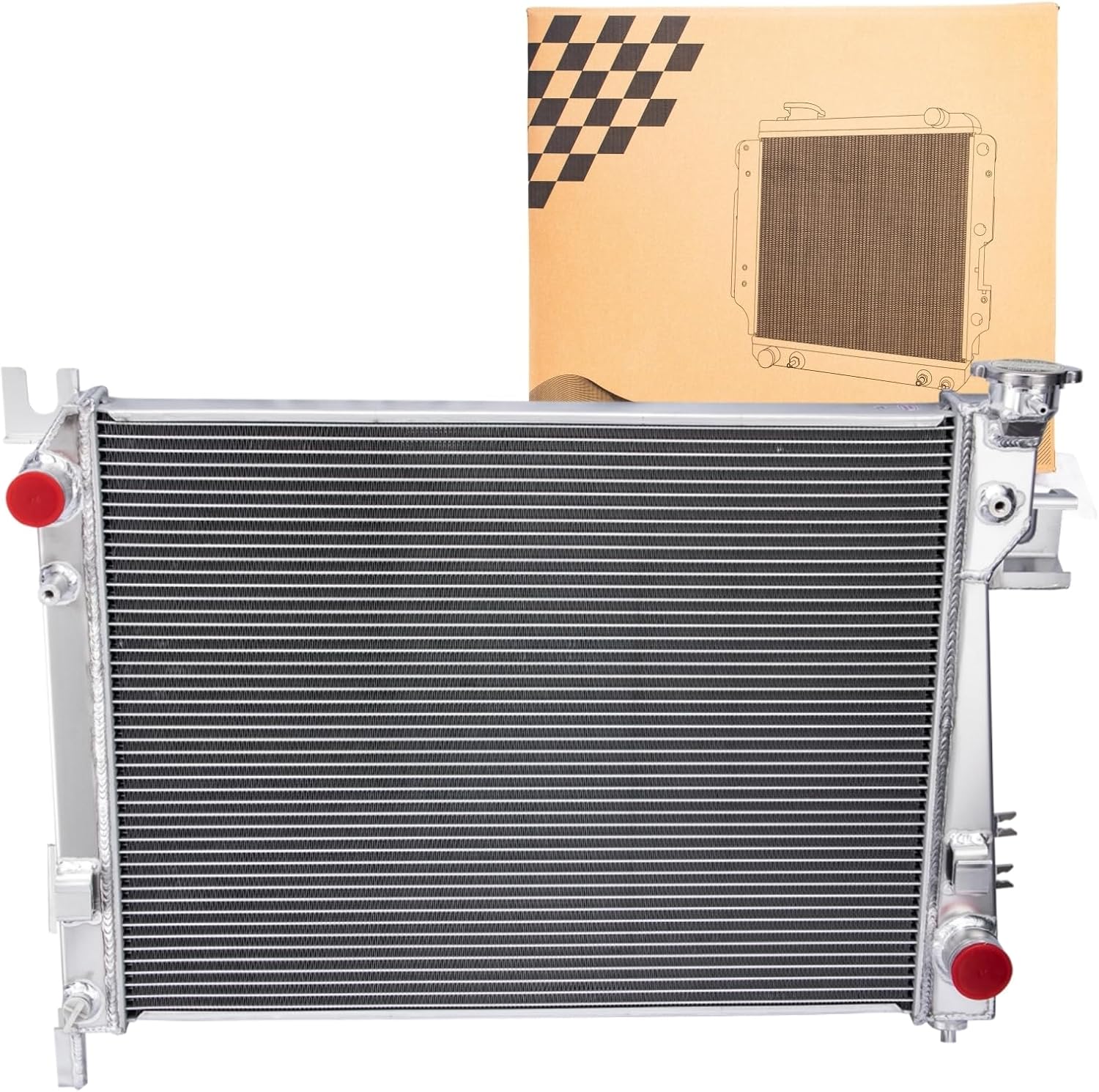 3 Row Radiator Fits for 2004-2008 2007 2006 2005 Dodge Ram 1500 2500 3500 5.7L V8
