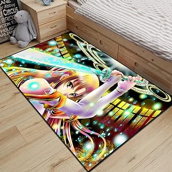 Amazon カーペット 玄関マット ドアマット ラグマット 滑り止め 丸洗い 抗菌 防臭 あったかラグ 部屋の入り口 室内 大きめ 泥落とし 速乾 大判 防ダニ 吸水 キッチン 足ふきマット キャラクター 絨毯 厚手 Sword Art Online A 60x90cm Rauans 玄関マット