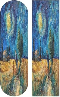 Vintage Painting Skateboard Grip Tape Non-Slip Wear-Resistant Skateboard Special Tape, Not Easy to Fall Off Sandpaper to Create an Exclusive Cool Skateboard, 33.1X9.1 in
