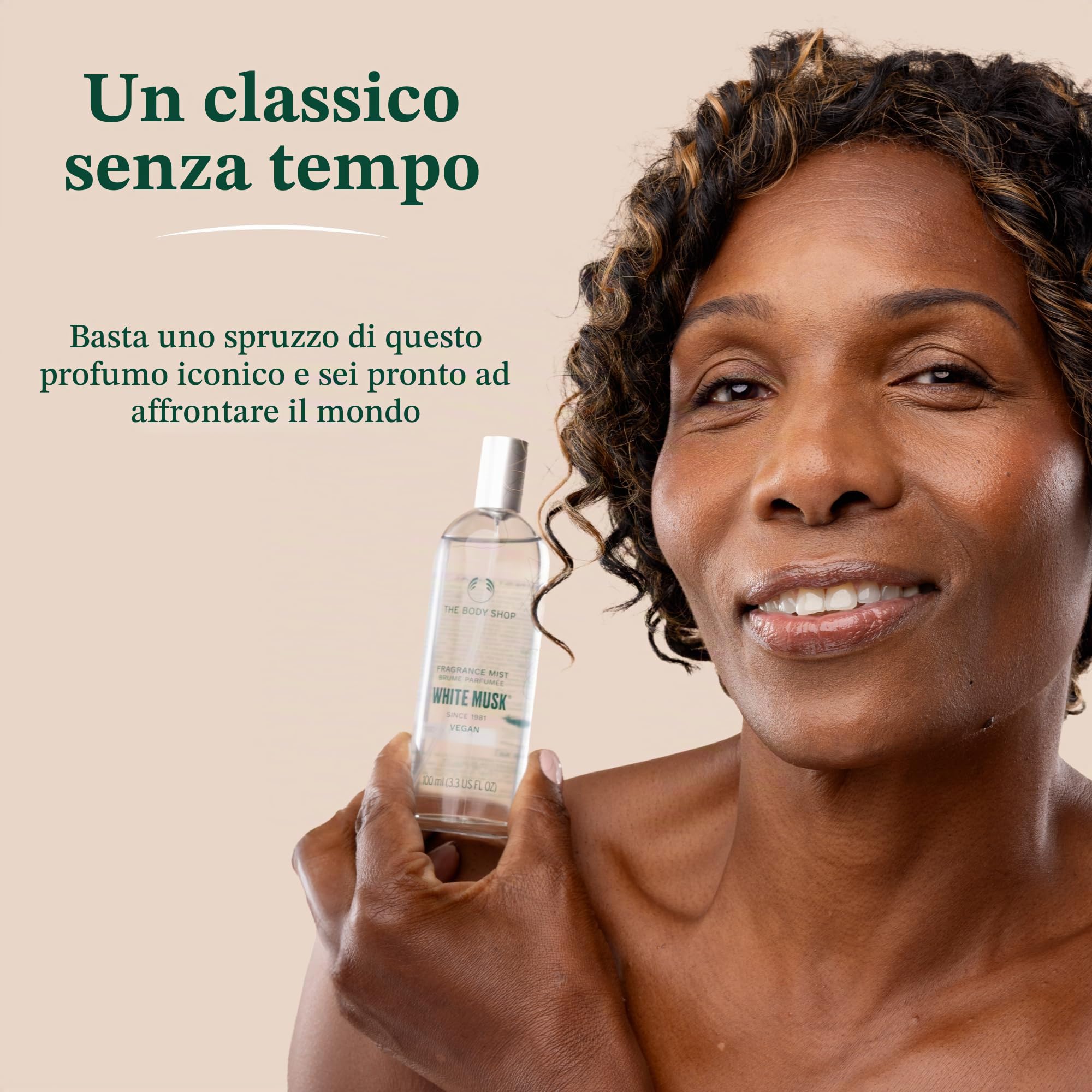 THE BODY SHOP Profumo White Musk® Fragranza Nebbia, vegano, con fresco aroma floreale di muschio