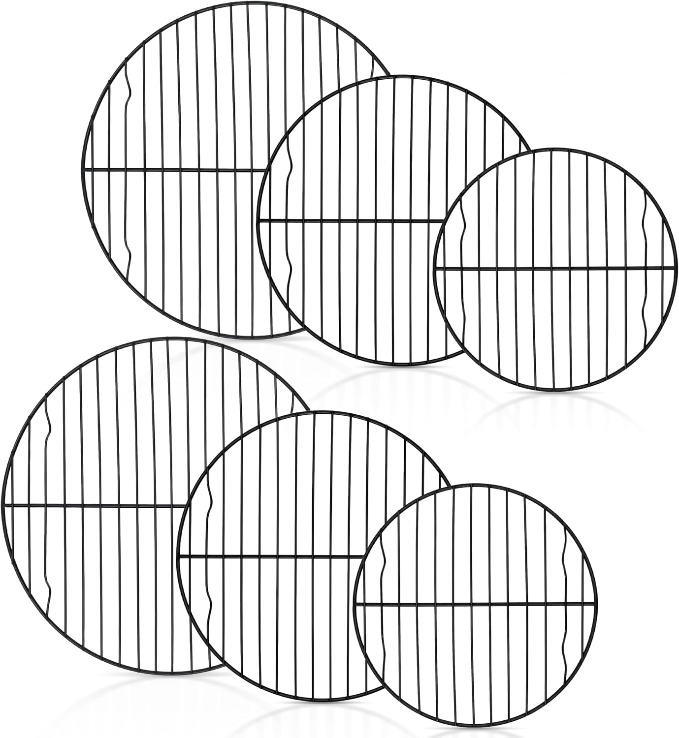 Amazon.com: P&P CHEF Round Cooling Rack Set, Round Wire Racks for ...