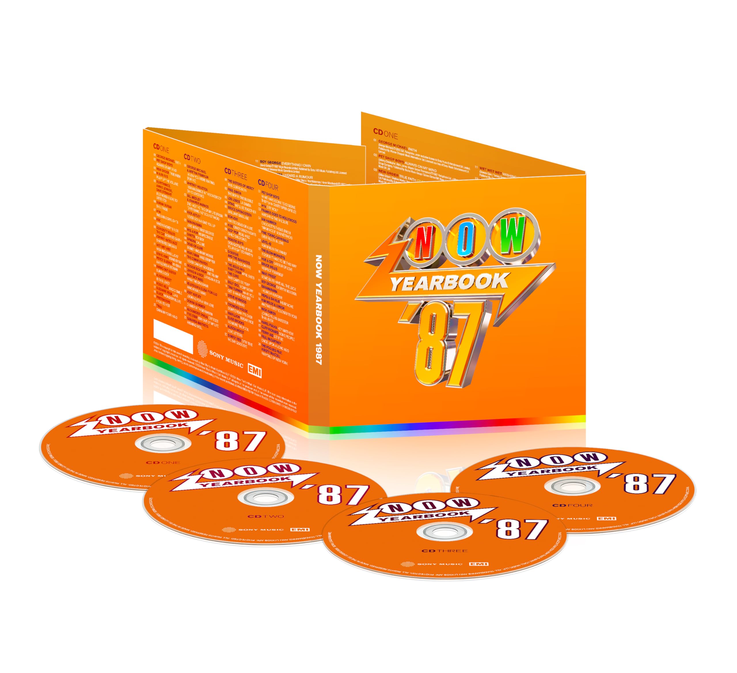 NOW  YEARBOOK  '87  4 x CD  IN SOFT  CARD  EDITION  1987