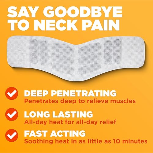 Miniatura 2 de ThermaCare Envolturas térmicas para aliviar el dolor de cuello y hombros, almohadillas térmicas adhesivas portátiles con calor terapéutico de 16