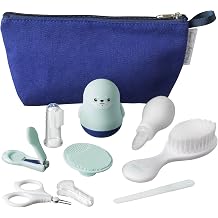 Nuby Newborn Baby Healthcare Kit with 8 Essential Grooming Items, 0M+