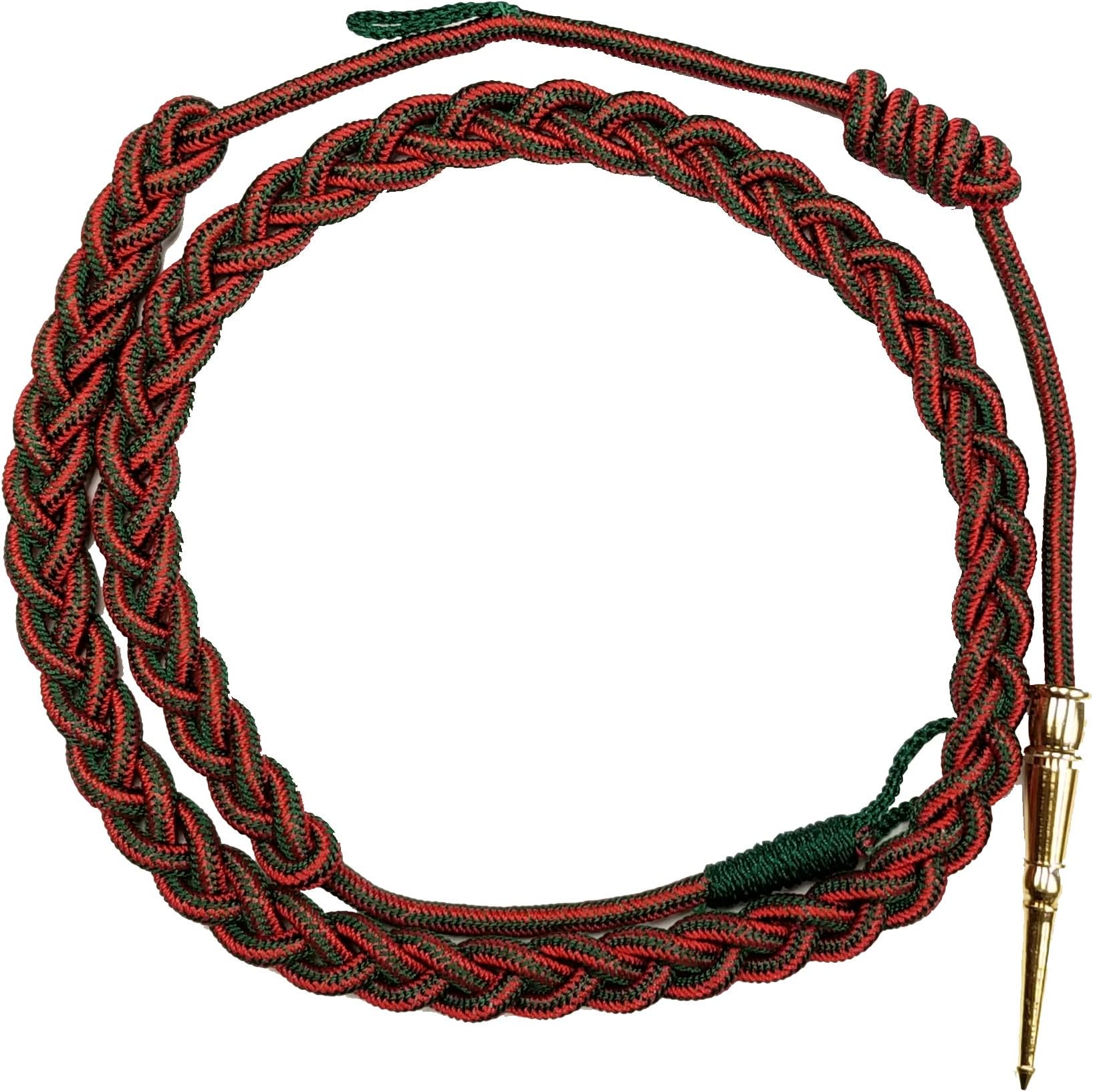 U.S. Army WWII French Fourragere with Brite Barrel and Tip