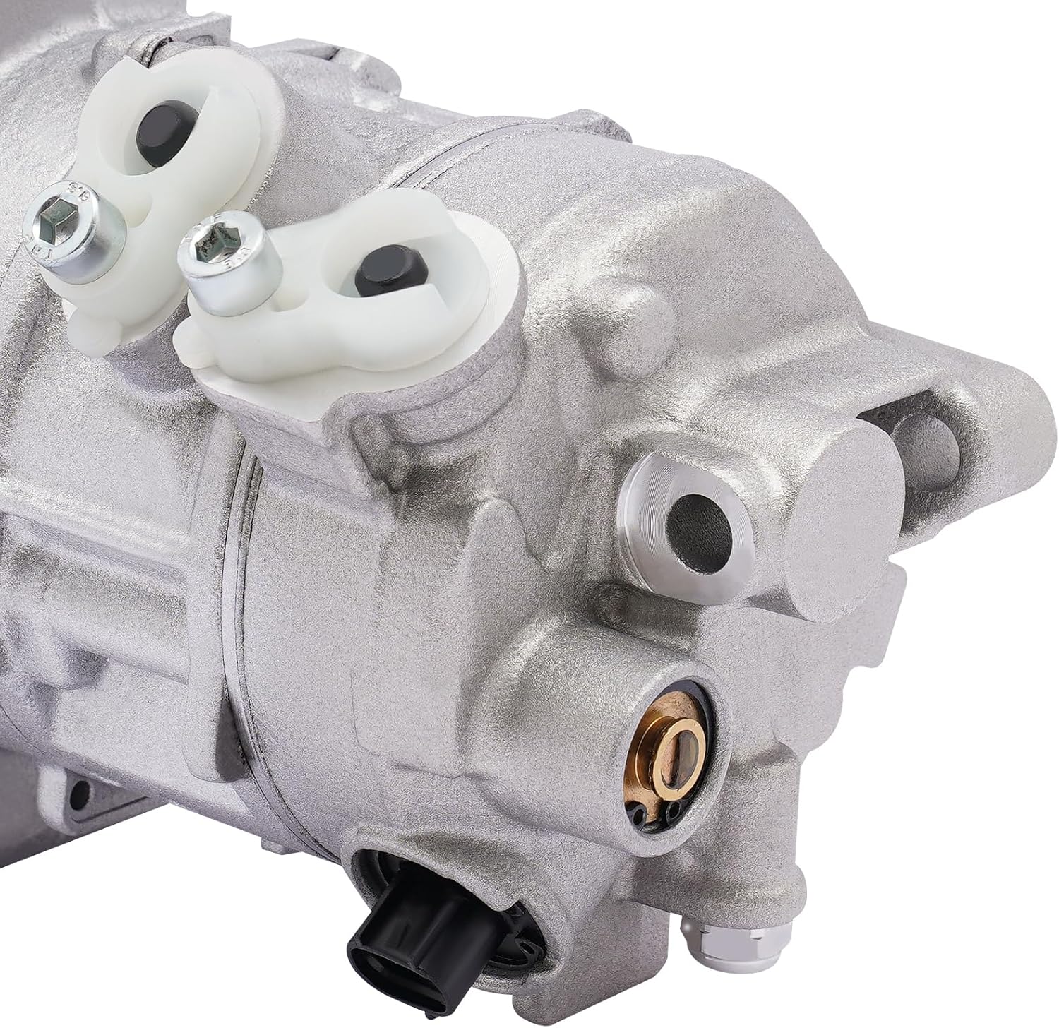 Air Conditioner AC Compressor with Clutch for Dodge Caliber 2007 2008 2.4L 2.0L 1.8L, 12V 45W AC Compressor For Car fit Jeep Patriot/Compass 2007 2008 2.4L 2.0L, CO 11023C 505822