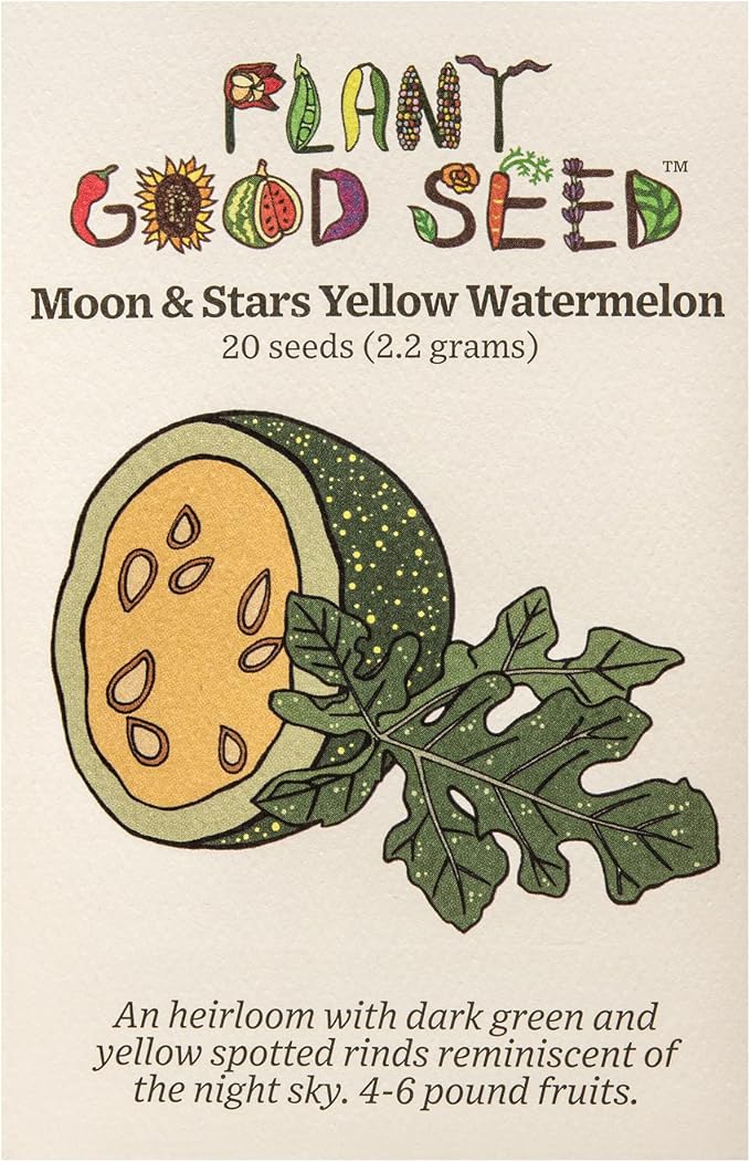 Plant Good Seed Moon and Stars Watermelon Seeds
