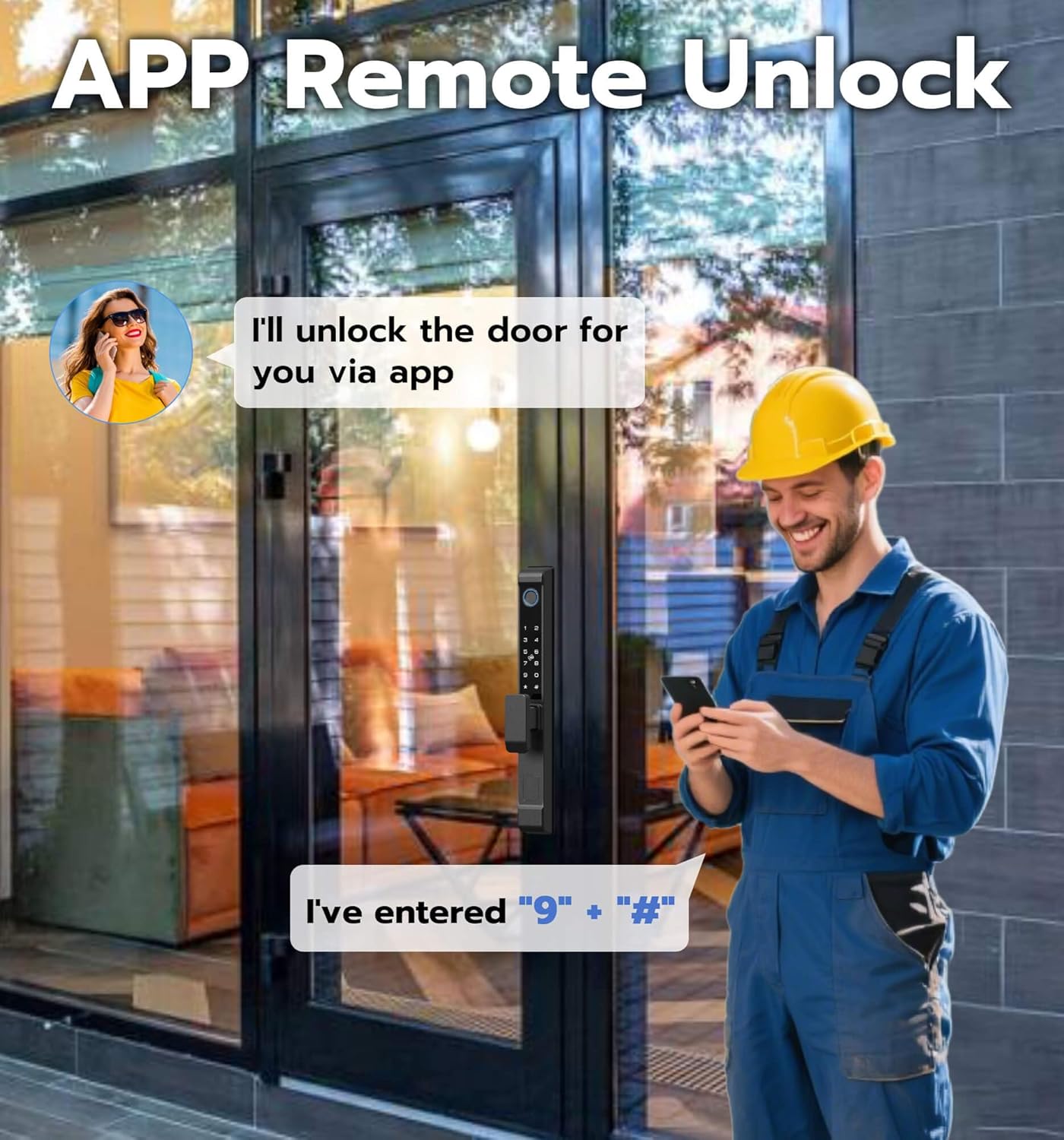 Anweller D208F App Remote Unlock feature