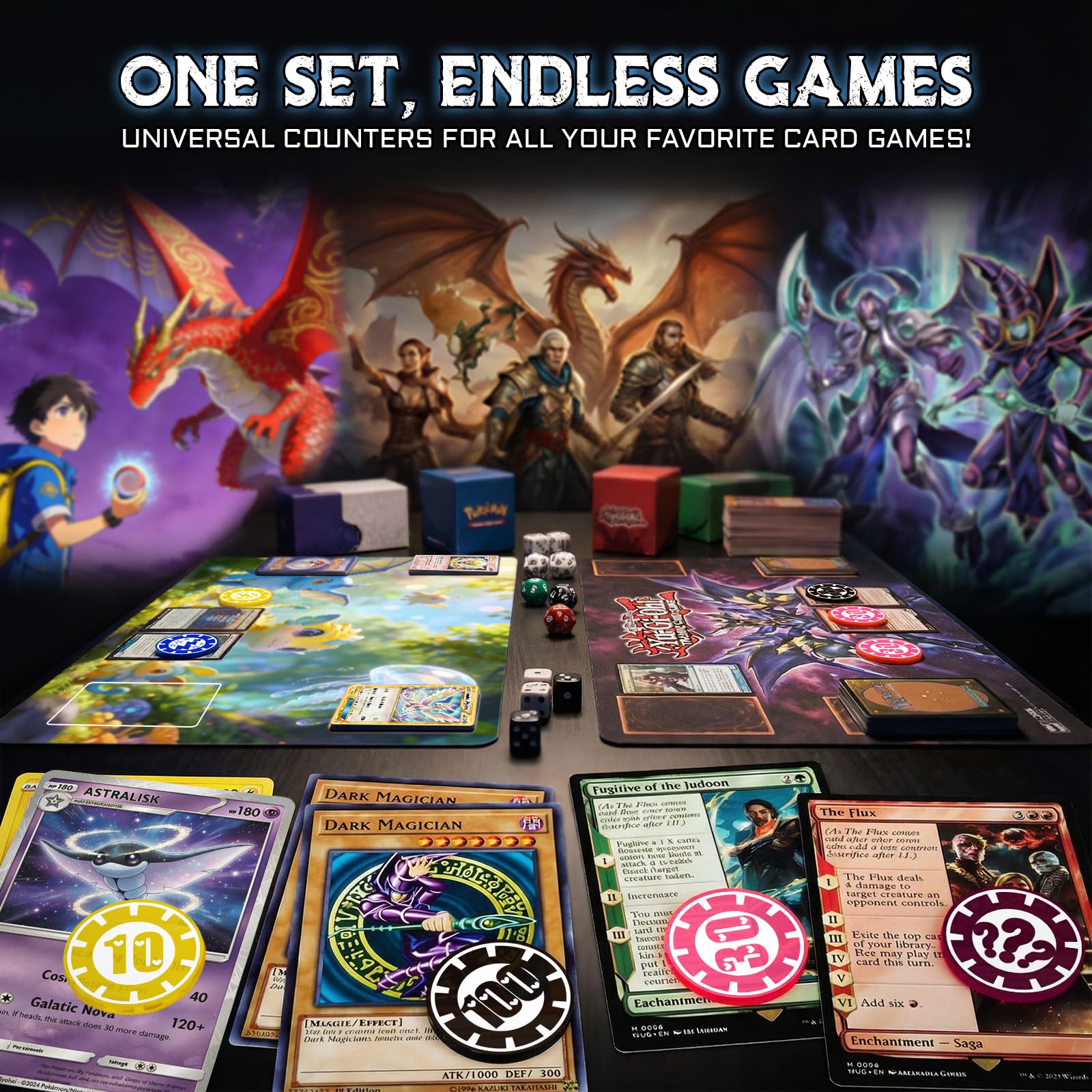 Amazon.co.jp: ダメージとステータスカウンターセット アクリル