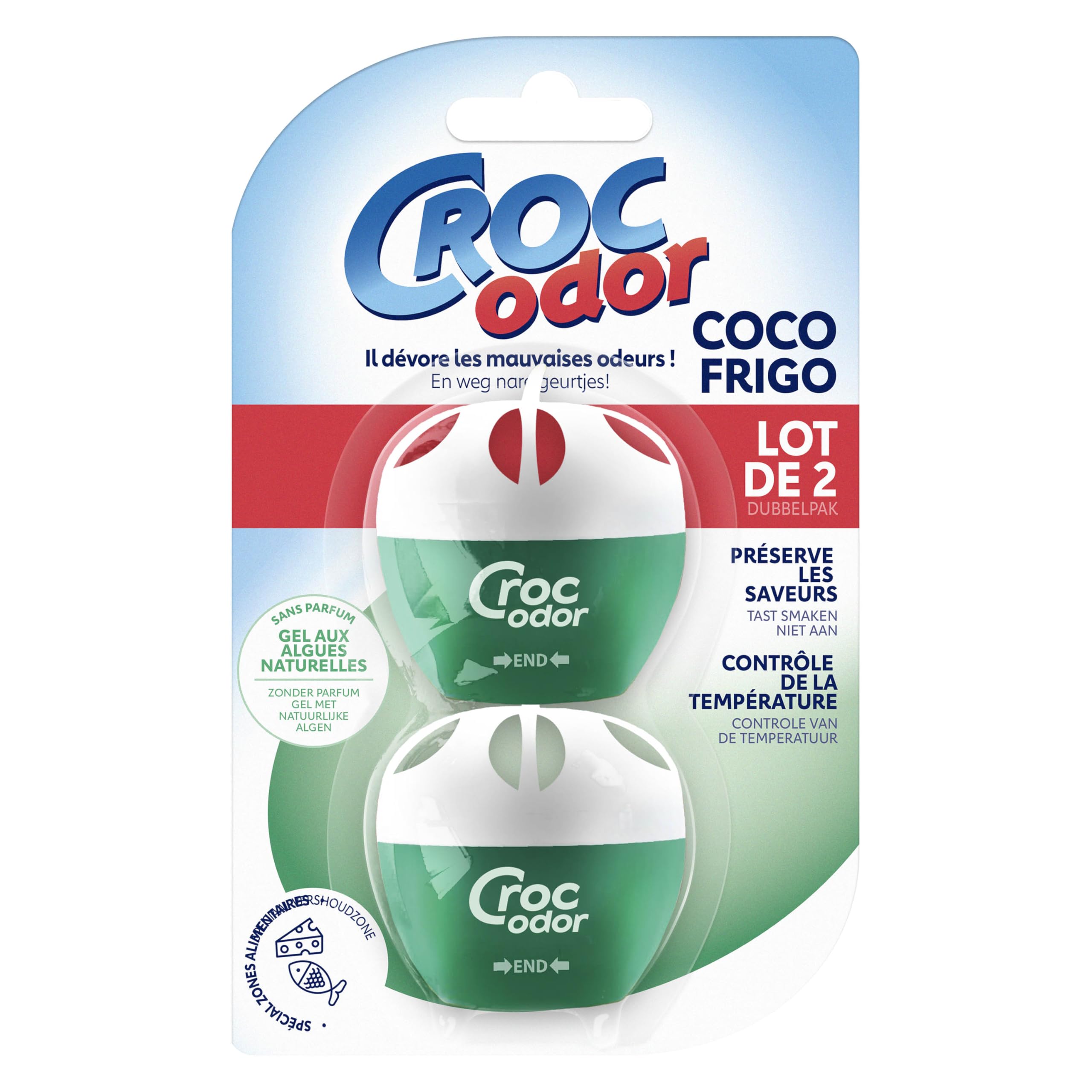Croc Odor Fridge Gem Twin Pack 2 x 33g