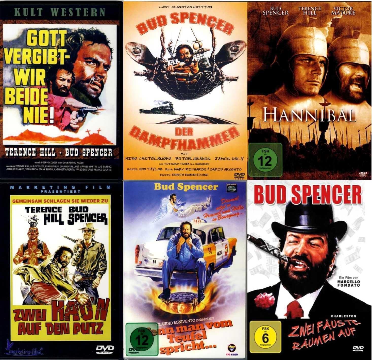 BUD SPENCER & TERENCE HILL Film Paket (6 Filme Box Gott vergibt, wir beide nie Der BUD SPENCER & TERENCE HILL Film Paket (6 Filme Box Gott vergibt, wir beide nie Der