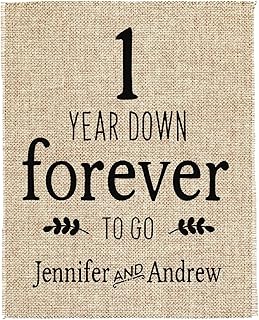 1ST Anniversary Gift | 5th Wedding Anniversary Gift | Gift for 5th Anniversary | 5 Years Down Forever to Go | 5 Years of Marriage