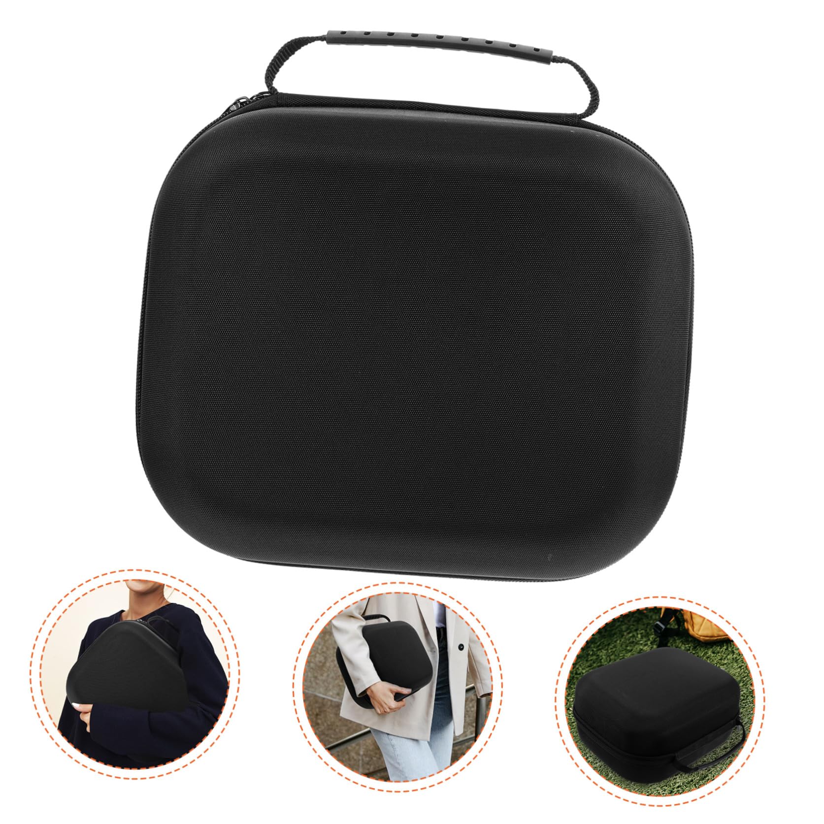 Custodia per Urti Resistente Viaggio di Uso Agli Quotidiano Portatile in Materiale Eva Nero Cerniera Compatibile Occhiali Vr Visori Realtà Virtuale
