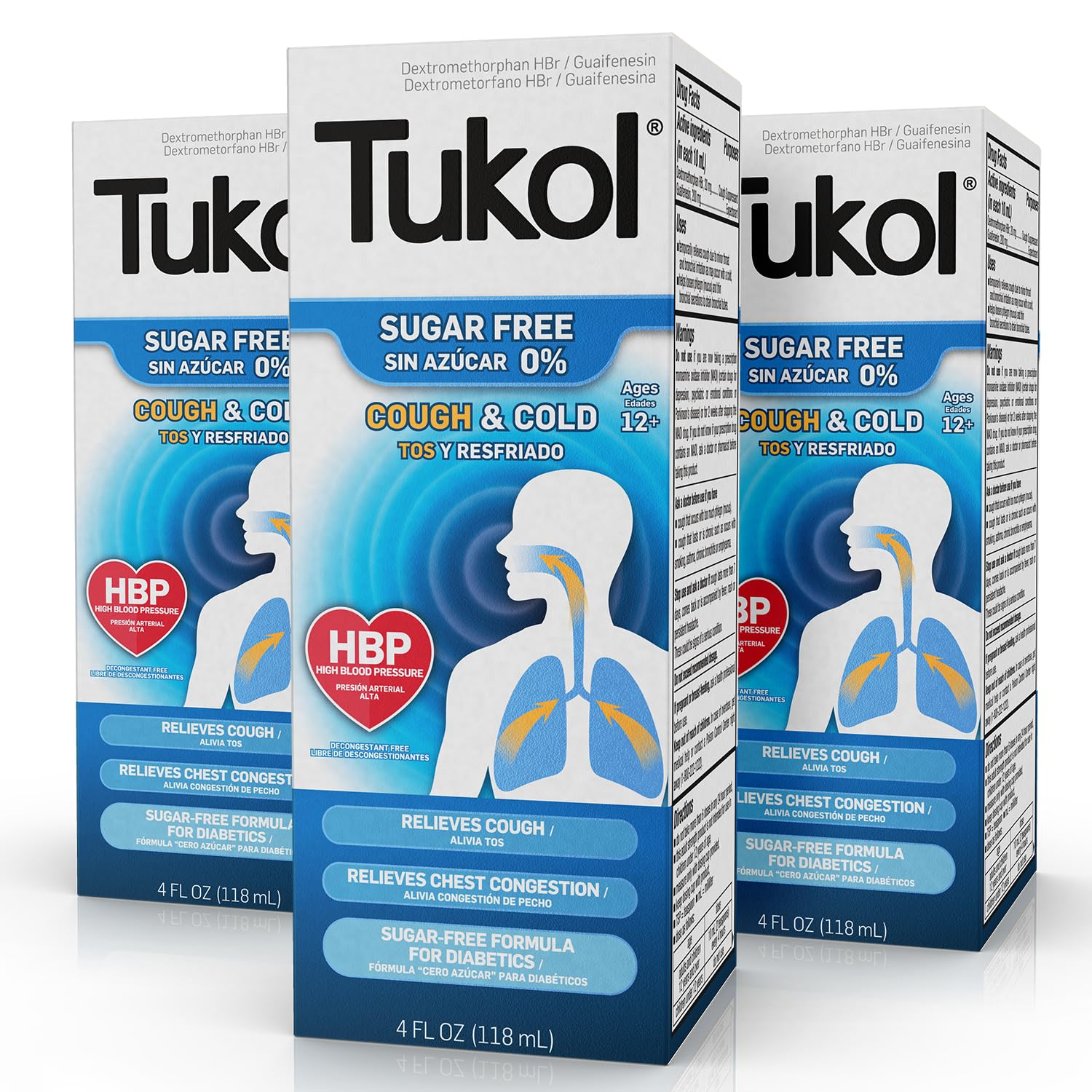 Amazon.com: TUKOL Sugar-Free Adult Cough & Cold Relief Syrup - Non