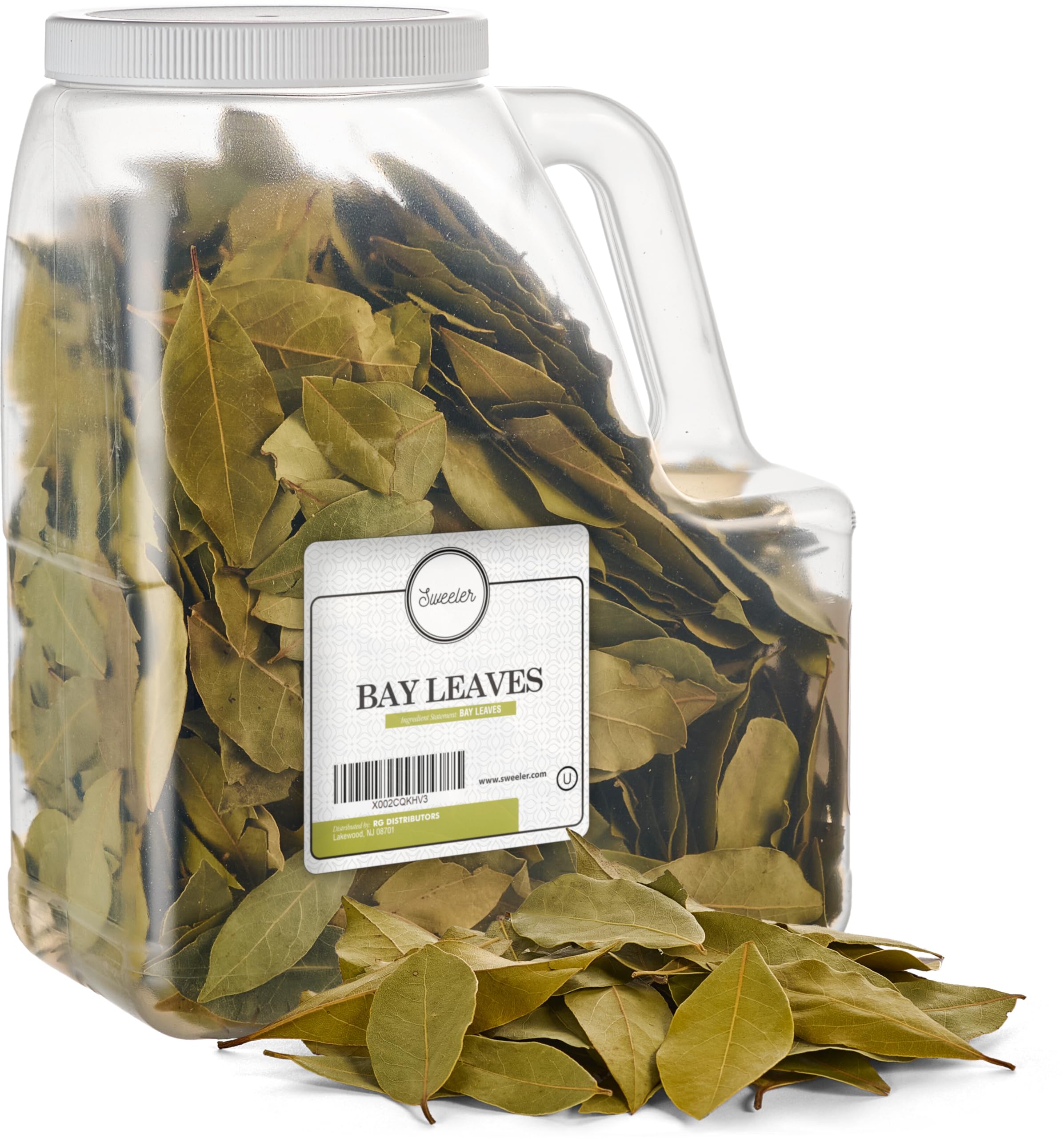 Sweeler Whole Bay Leaves Turkish NON-GMO Hand Packed 8 Ounces (1 Pack)