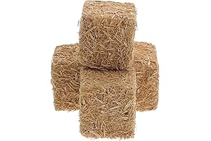 4 Pcs Mini Bale Miniature Stack and Style Dollhouse Blocks Autumn Style