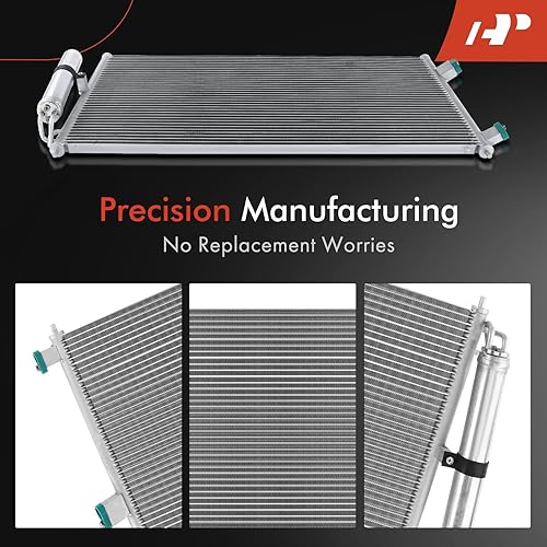 Miniatura 8 de A-Premium Condensador de aire acondicionado compatible con Nissan X-Trail L4 2.5L 2002-2007, Reemplazar # 921008H300