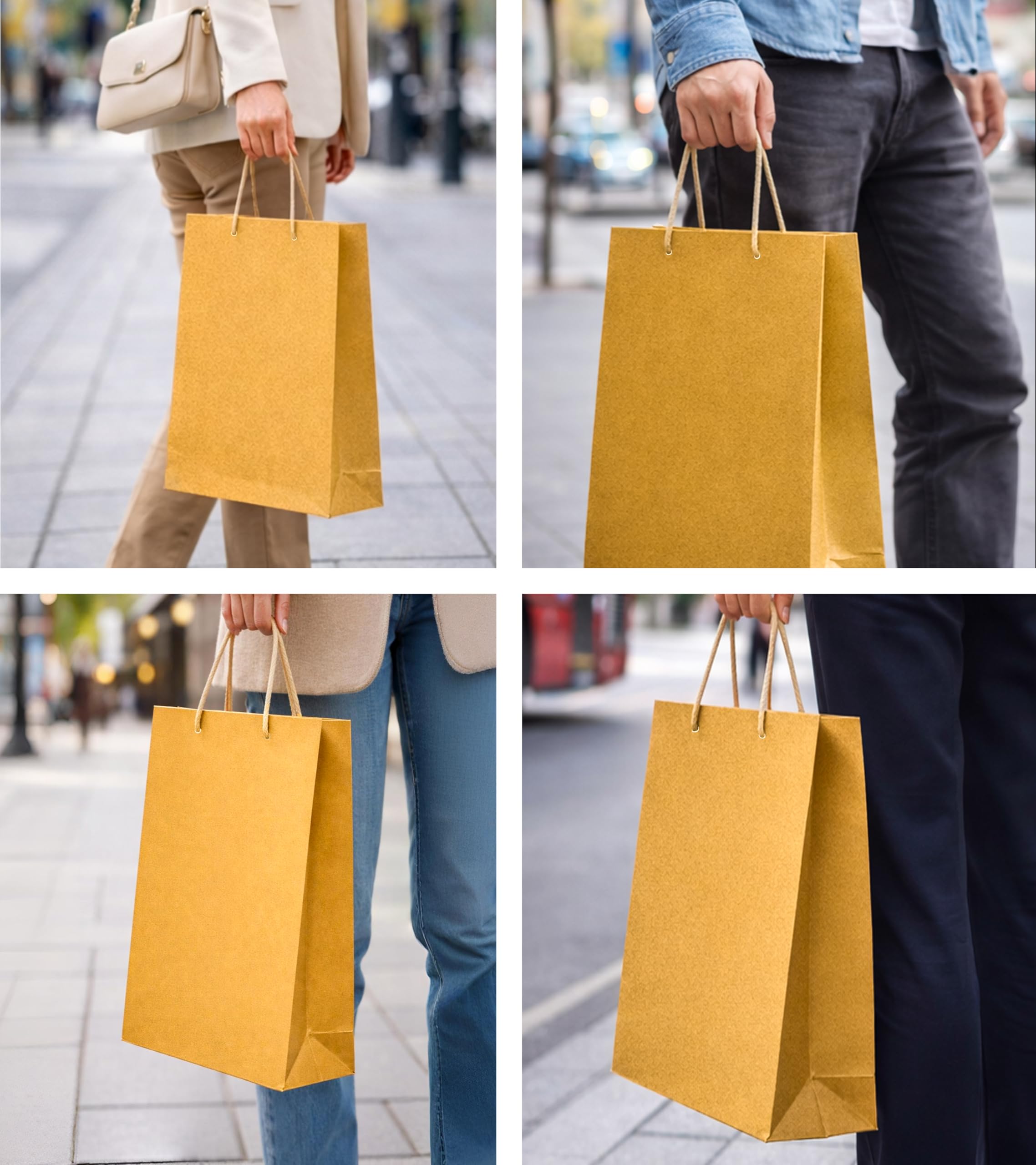 Large Brown Paper Bags - Pack of 50 -5 Large Brown Paper Bags - Pack of 50 -5