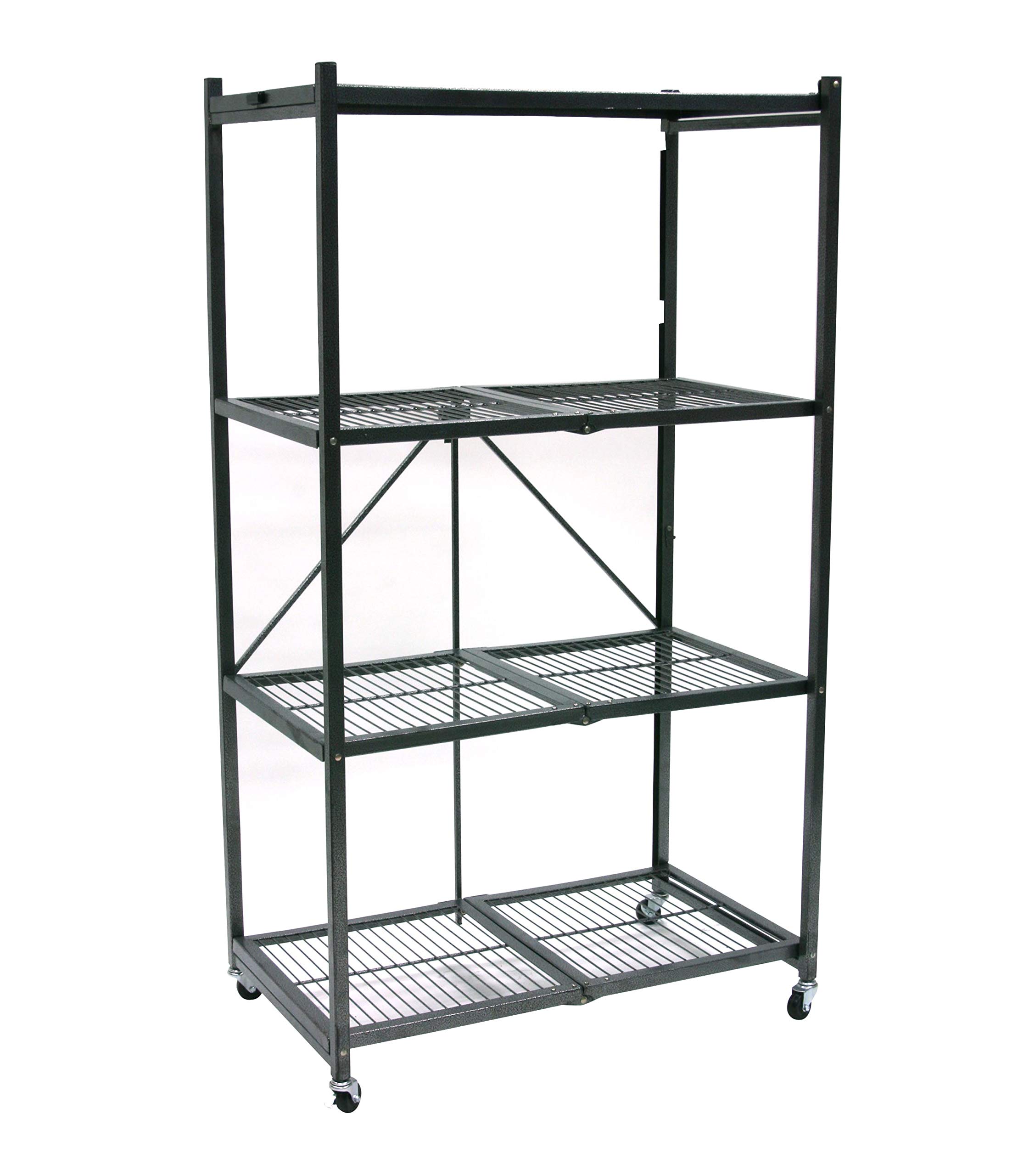 Baker's Racks Origami Folding 4Tier Heavy Duty Steel Bakers Rack with