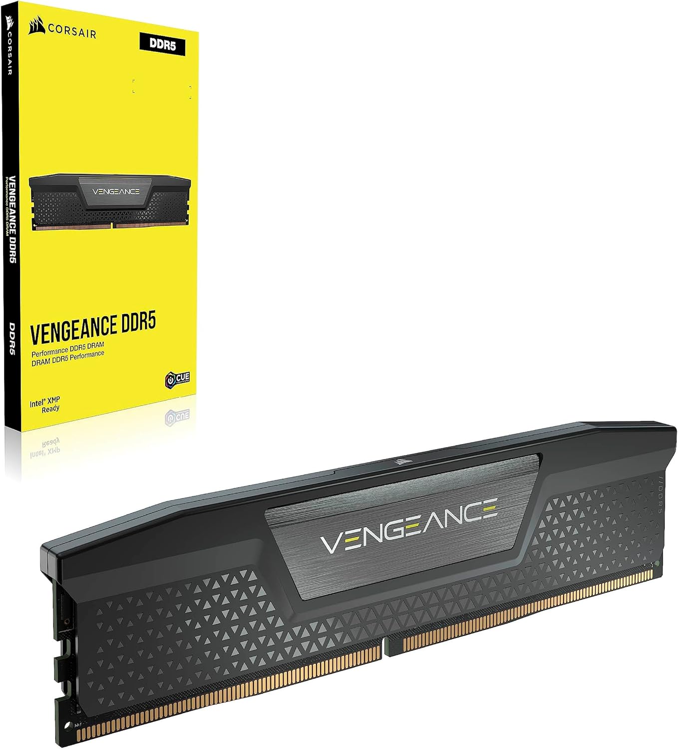 CORSAIR Vengeance DDR5 RAM 96GB (2x48GB) 6000MHz CL36-44-44-96 1.35V Intel XMP 3.0 Desktop Computer Memory – Black (CMK96GX5M2E6000C36)