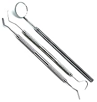 Vista 1 de 3 piezas de examen dental higiene limpieza set espejo 5, Explorer 23/17, Heidemann Spatukas