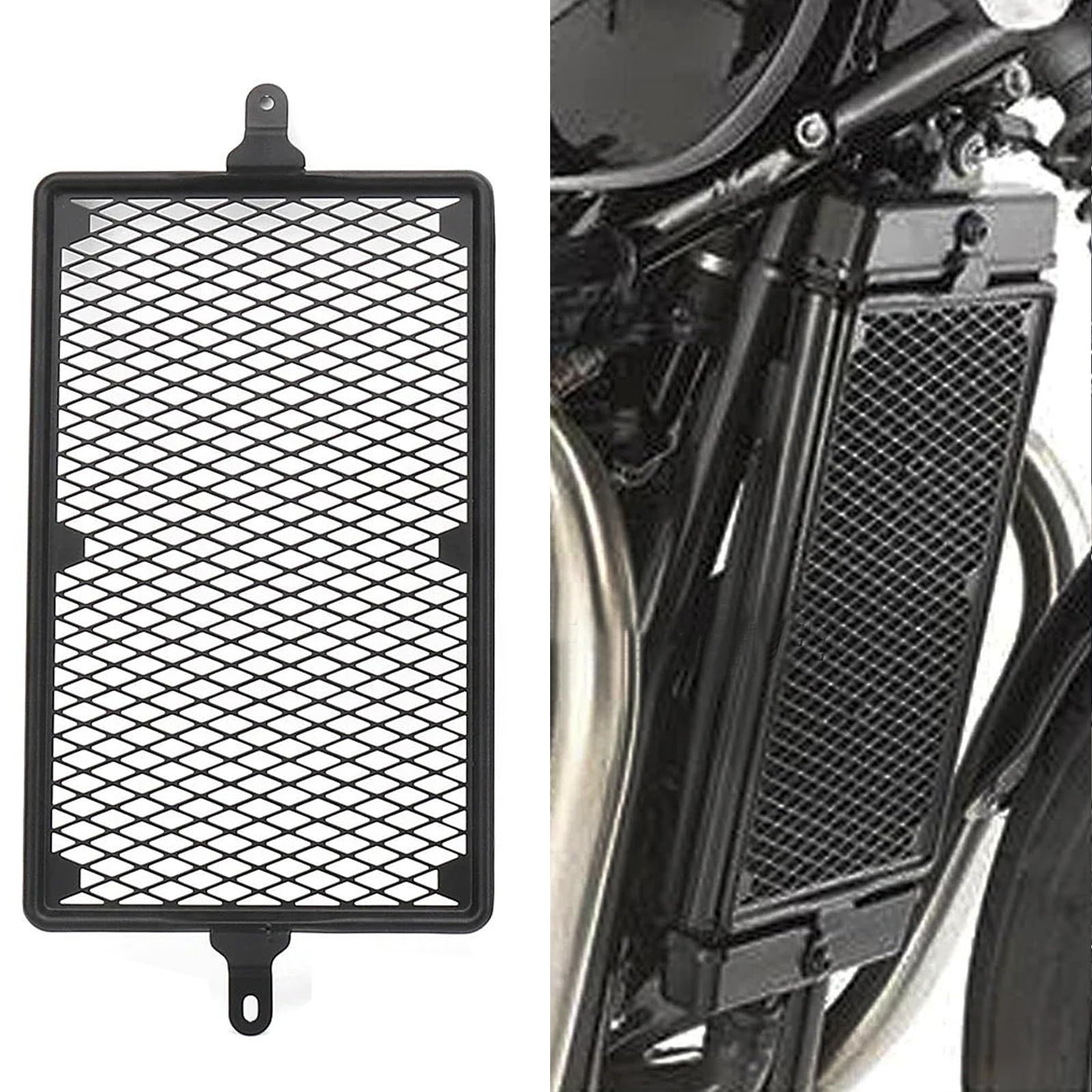 Paire De Couvercles De Calandre De Protection De Radiateur De Moto Adaptes A Piaggio Gts 250 300 2013 2020 96736340