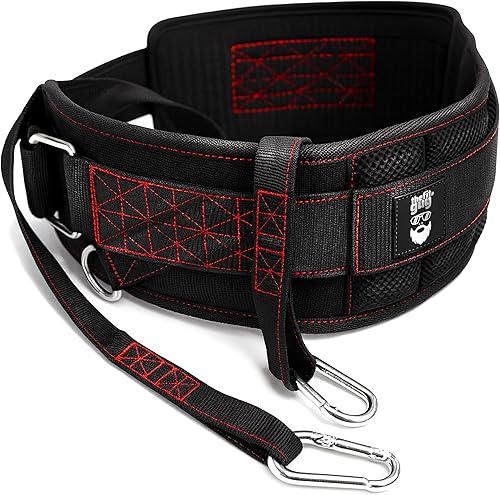Cinturón de Dip Definitivo  Cierre Seguro - Sin Deslizamiento  Soporte Estructurado para la Espalda  Anillos de 45 Grados - Posición Cómoda para