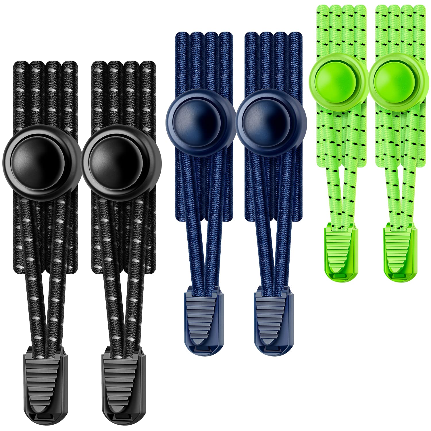 UpUGo Elastic Shoe Laces, No Tie Shoe Laces for All Ages, One Size Fit All