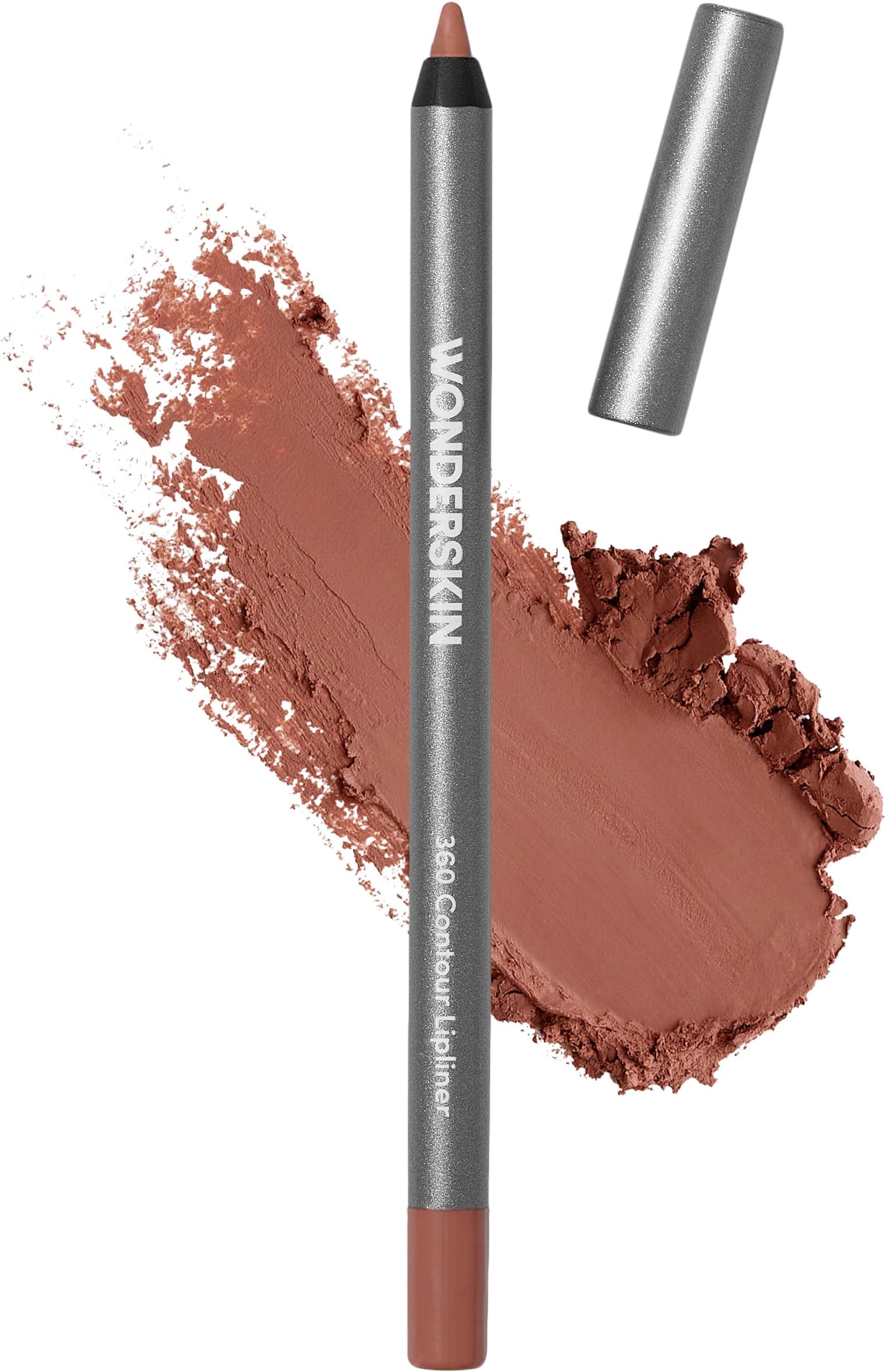 360 Contour Lip Liner Pencil - Nourishing Lip Liners, Long Lasting, Waterproof and Transfer-Proof Lipliners Pencil (Saddle)
