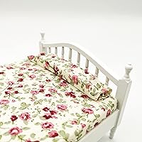 Vista 2 de Accesorios de decoración de casa de muñecas, mini muebles de casa de muñecas, habitación de cama, juguete de juego de simulación