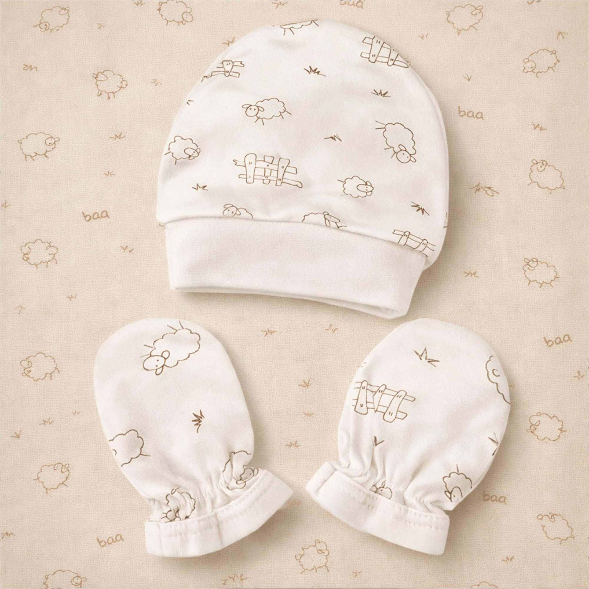 Blue Eyes Coffret Naissance Bébé 6 Pièces en Coton 100%, Ensemble Cadeau Nouveau-Né 0-4 Mois, Vêtements Bébé avec Broderie