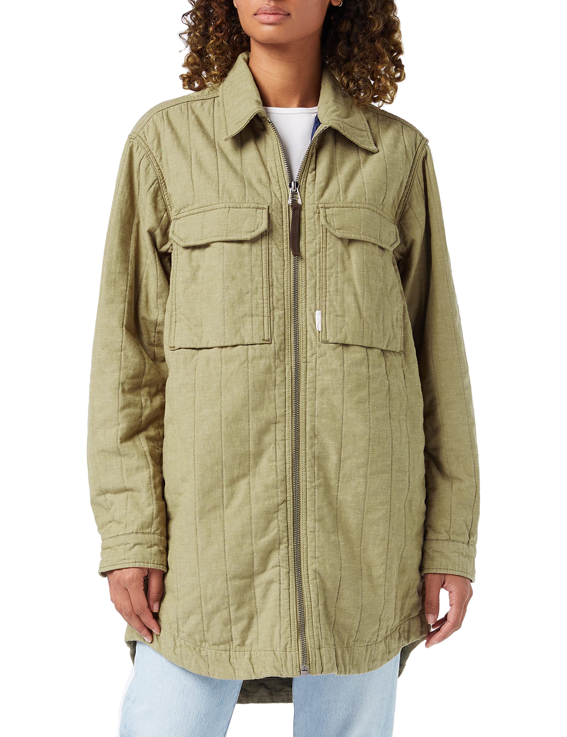 G-STAR Women's Quilted Zipped Overshirt Overshirts