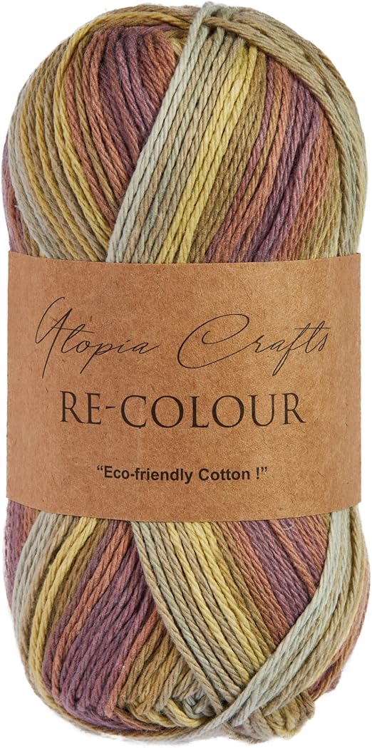 Utopia Crafts Re-Colour Ombre Brei- En Haakgaren 3 X 100g - Natuurlijke Harmonie