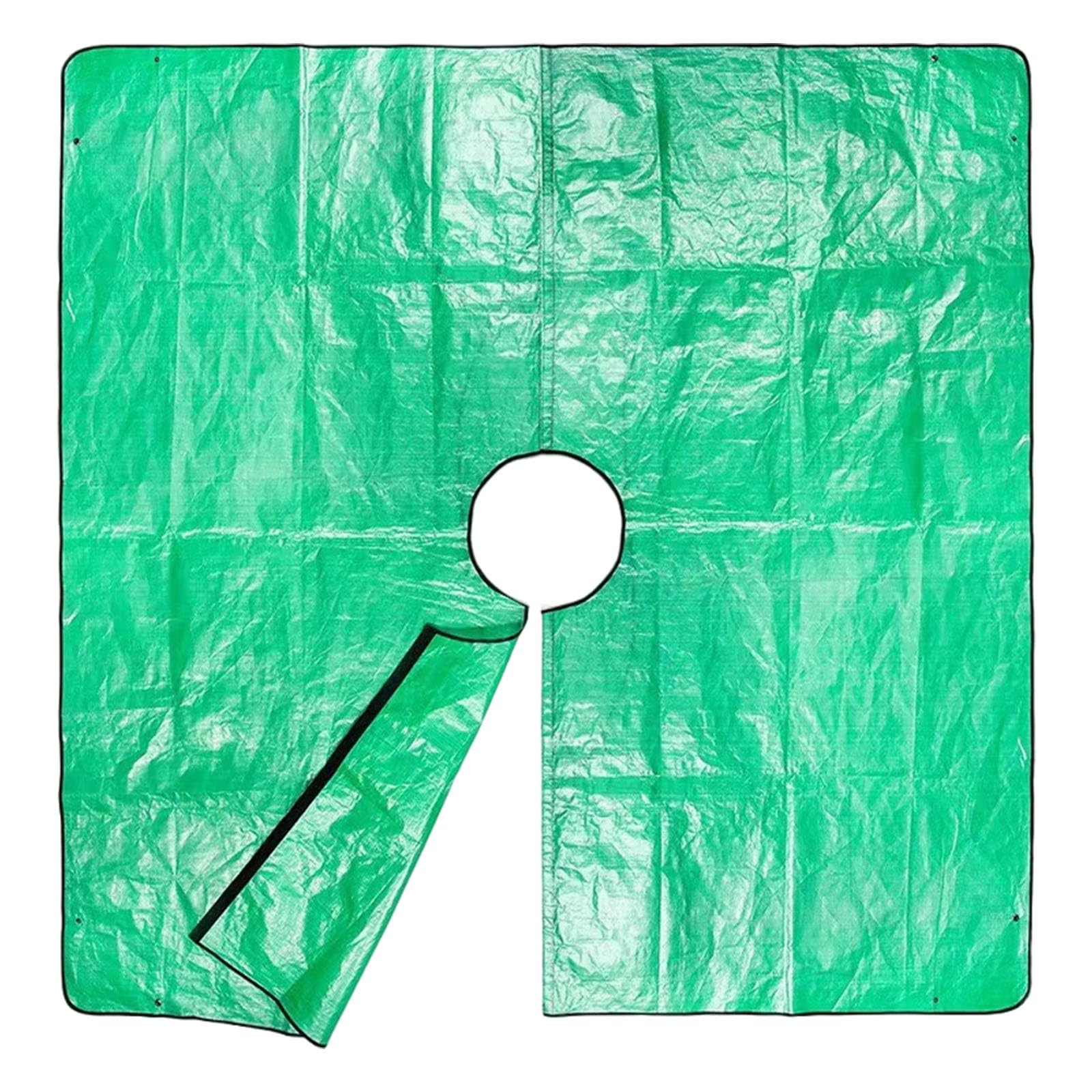 Multipurpose Pruning Tarp 78.7" x78.7" Landscape Tarp for Garden Maintenance with 12 Inch Hole for Debris Captures Gardening Tool