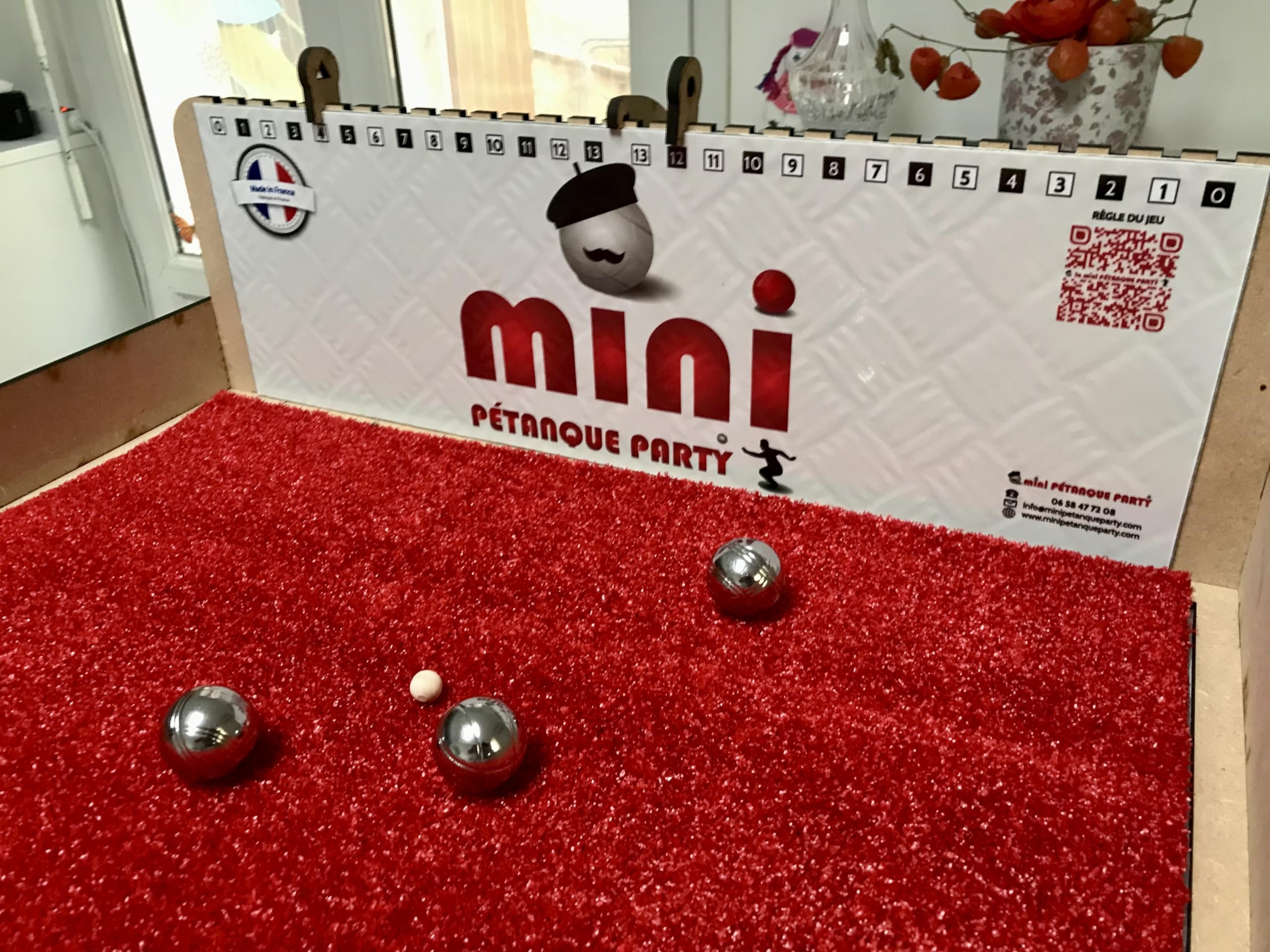 Kit Plegable de Mini Petanca de Mesa