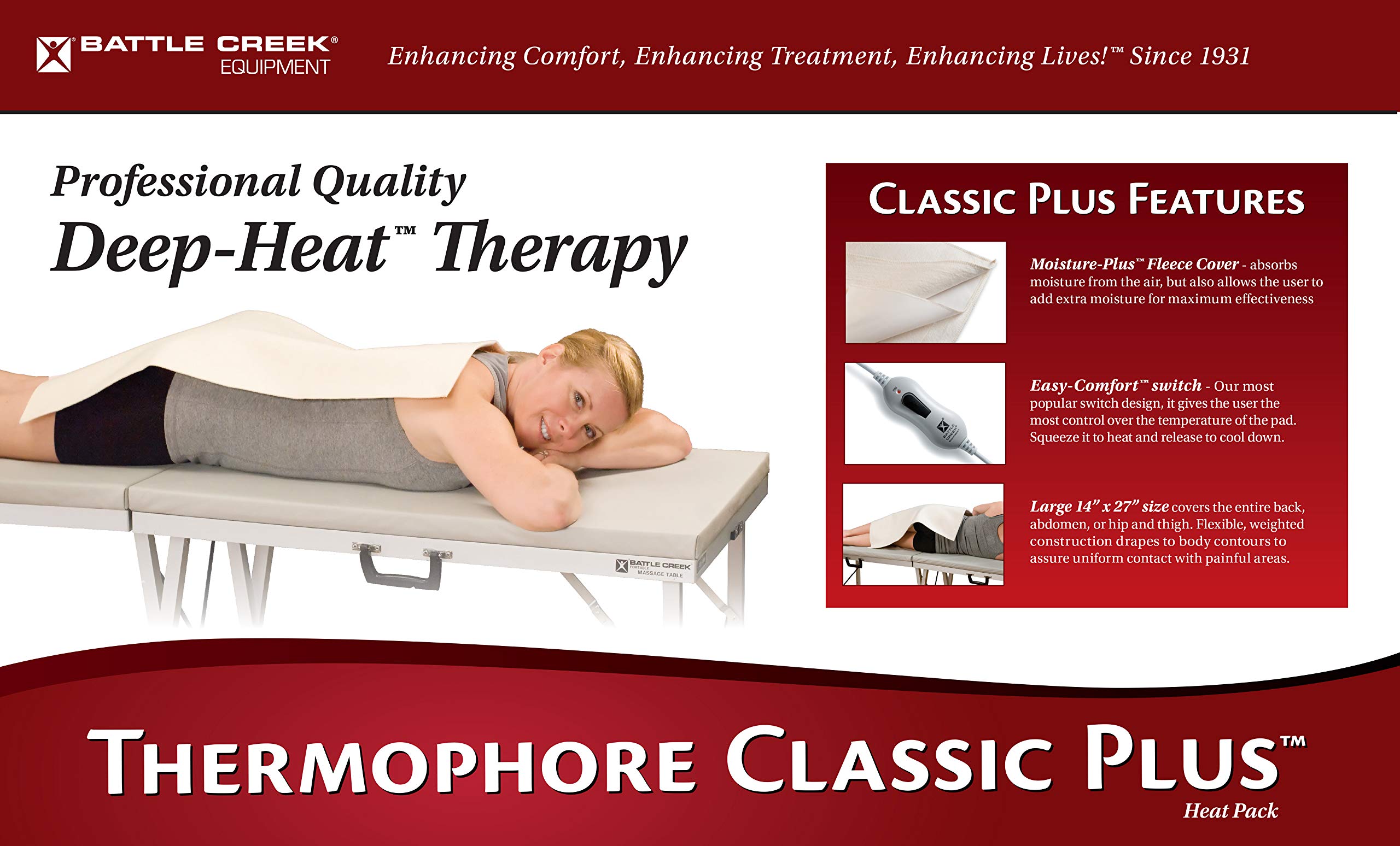 Complete Medical Thermophore Classic Plus, Large, 5 Pound