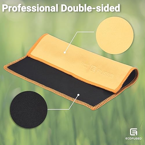 Miniatura 9 de Eco-Fused Paños de limpieza de microfibra de doble cara, paquete de 5, 6.6 x 6.2 pulgadas, paño de microfibra y gamuza para teléfonos inteligentes