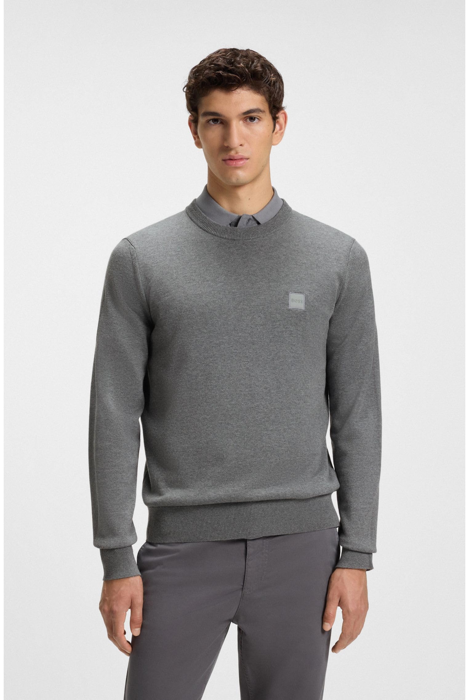 BOSS Herren Kanovano_s Knitted_Sweater