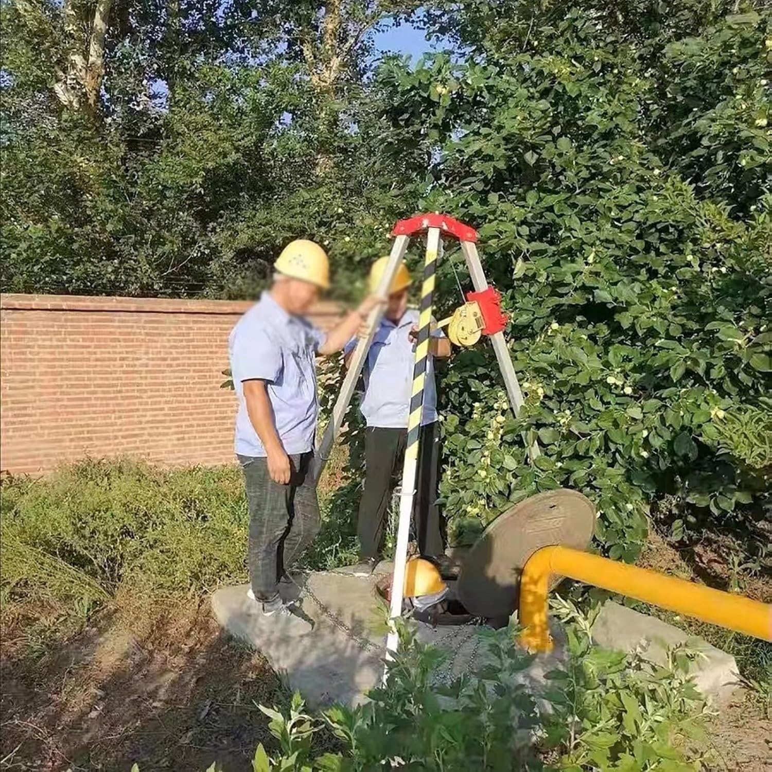 Statyw o ograniczonej przestrzeni system Heavy Duty do studni / kanalizacji