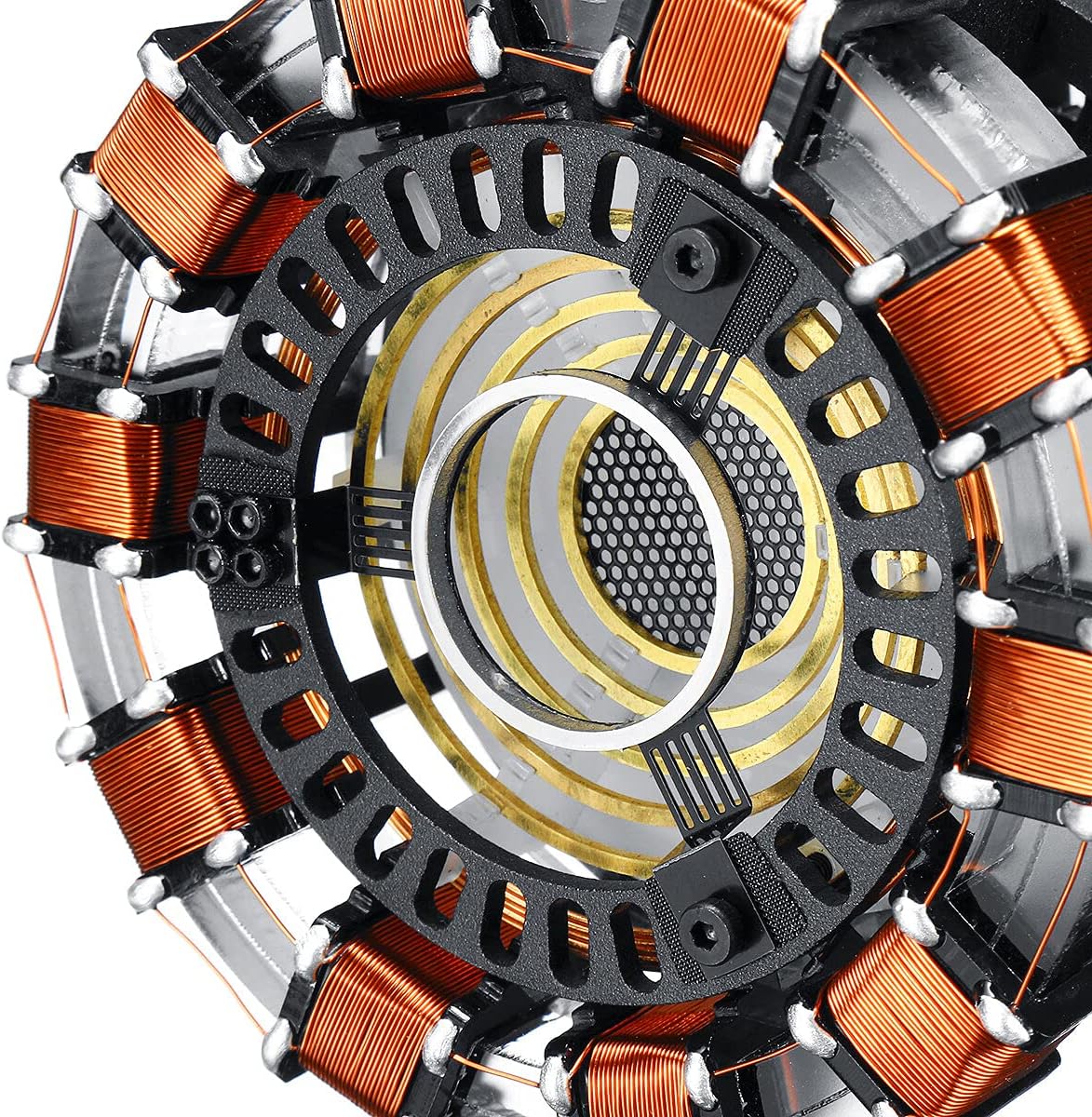KDAFA Arc Reactor Parts,Acrylic Remote Ver. Tony DIY Arc Reactor Lamp Kit Remote Control Illuminant LED Flash Light Heart Set