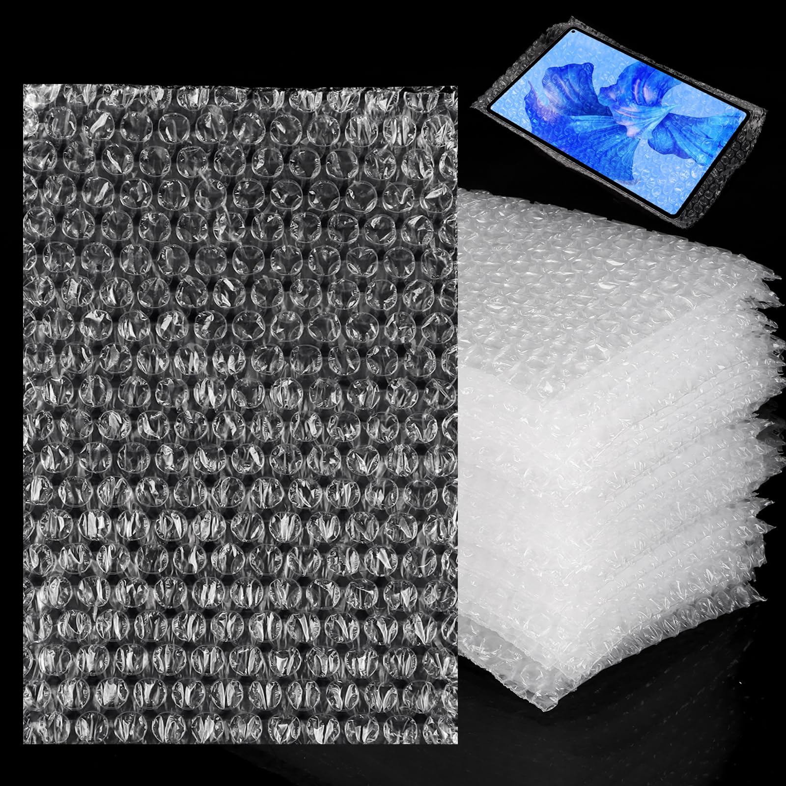 CYEER 100 Sachets de Papier Bulle 20x30cm, Pochettes de Protection Anti-Choc et Souples pour Expédition, Déménagement et Emballage d'Objets Fragiles, Tablettes, Livres et Cadres