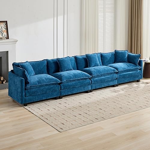 Miniatura 20 de Modernos y acogedores sofás seccionales para sala de estar, cómodos sofás seccionales verdes, sofá para sala de estar, sofás y sofás (negro,