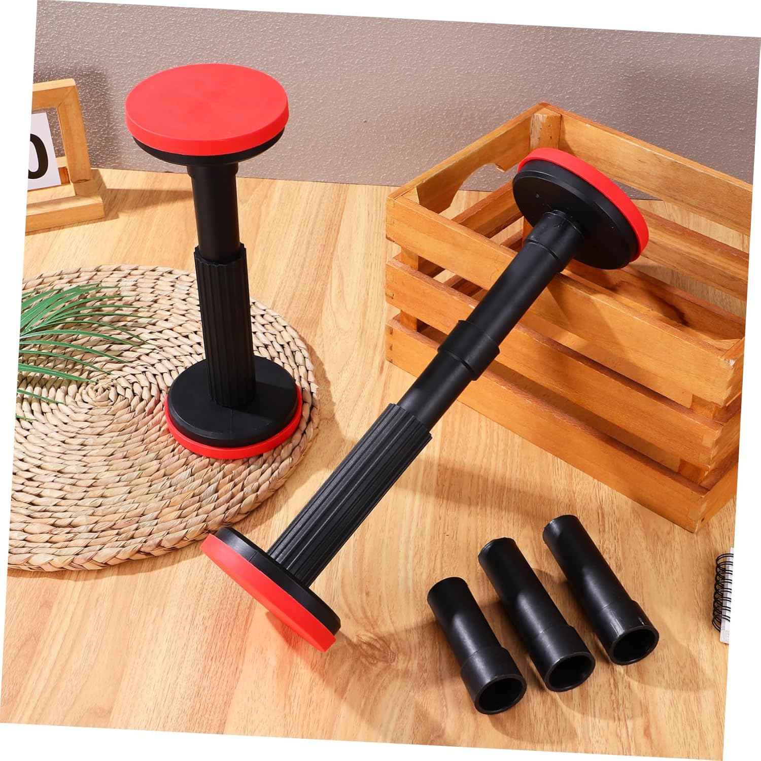 2pcs Adjustable Support Rods for Heavy Furniture Third Hand Pole Nonslip Design for Bathroom Shelves and Under Sink Support Efficient Stabilization Tool