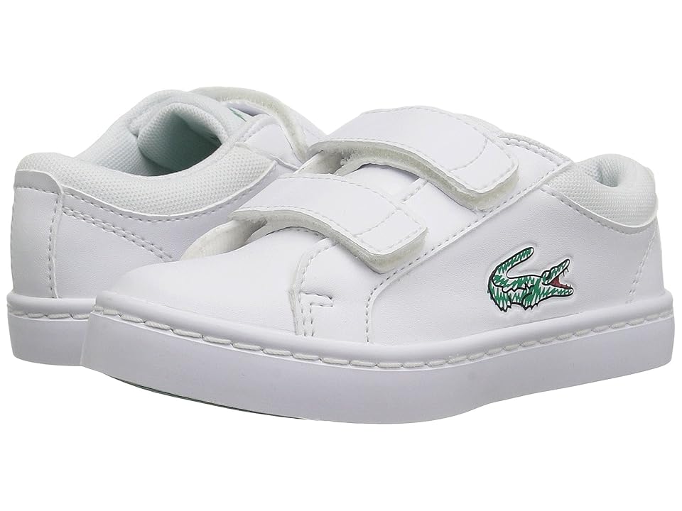 

Lacoste Kids Straightset HL (Toddler/Little Kid) (White/White) Kid's Shoes
