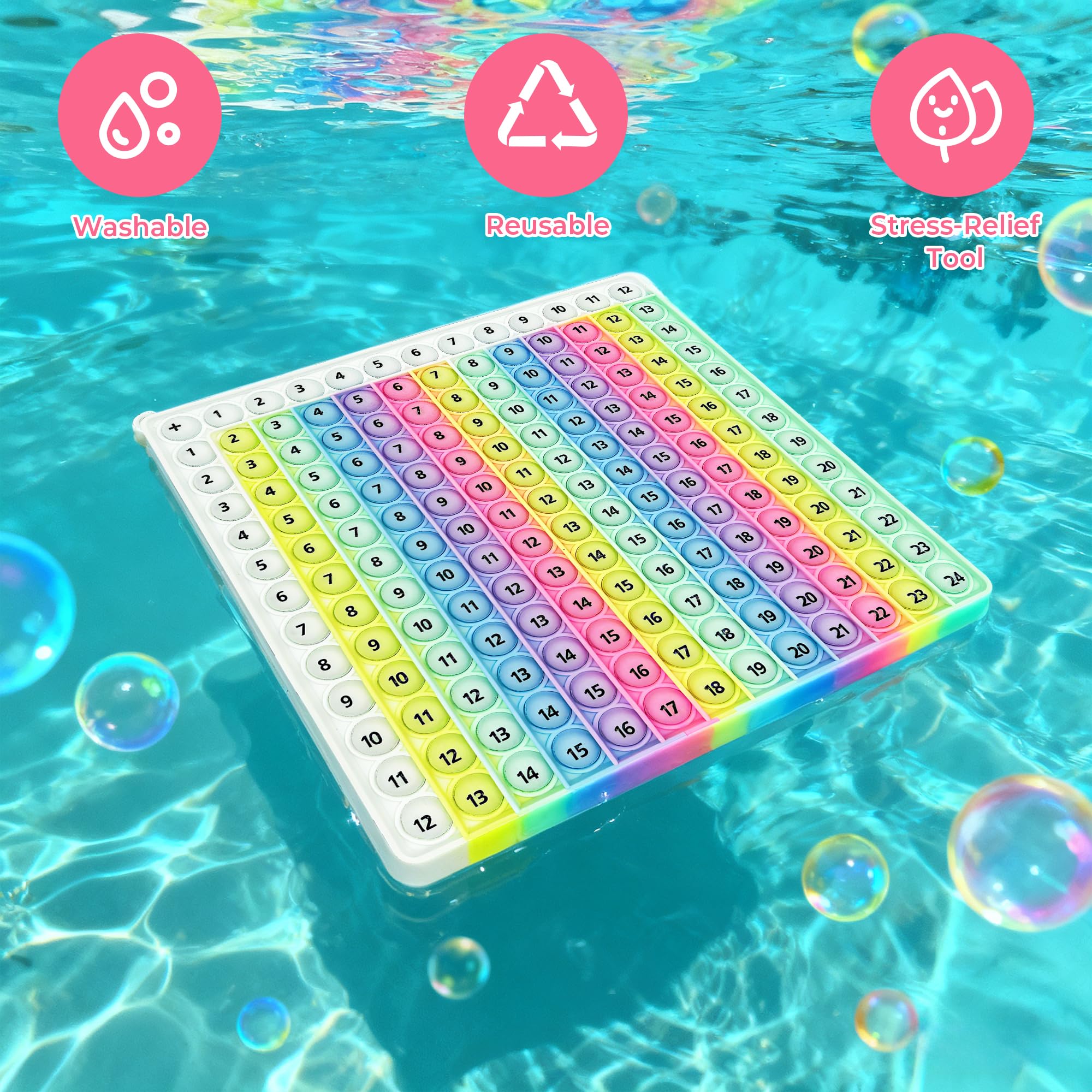 Briocht Times Tables and Addition Maths Toy, Multiplication Tables for Kids Times Tables Game - Image 3