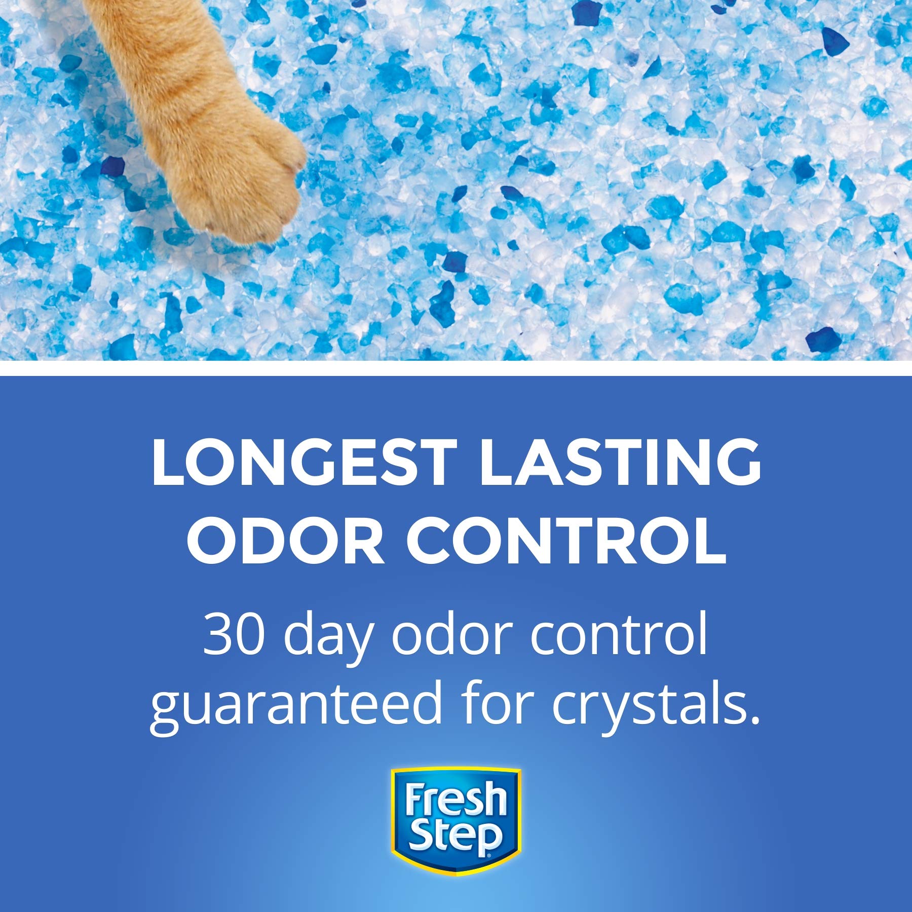 Fresh Step Crystals, Premium Cat Litter, Scented, 8 Pounds