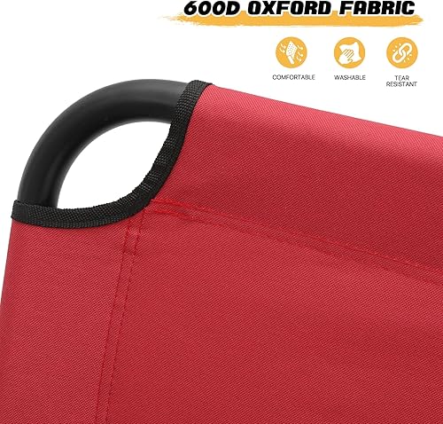 Miniatura 7 de MoNiBloom Silla plegable de doble asiento para campamento, playa, césped, picnic, senderismo, viajes, portátil, plegable, plegable, para 2 personas,