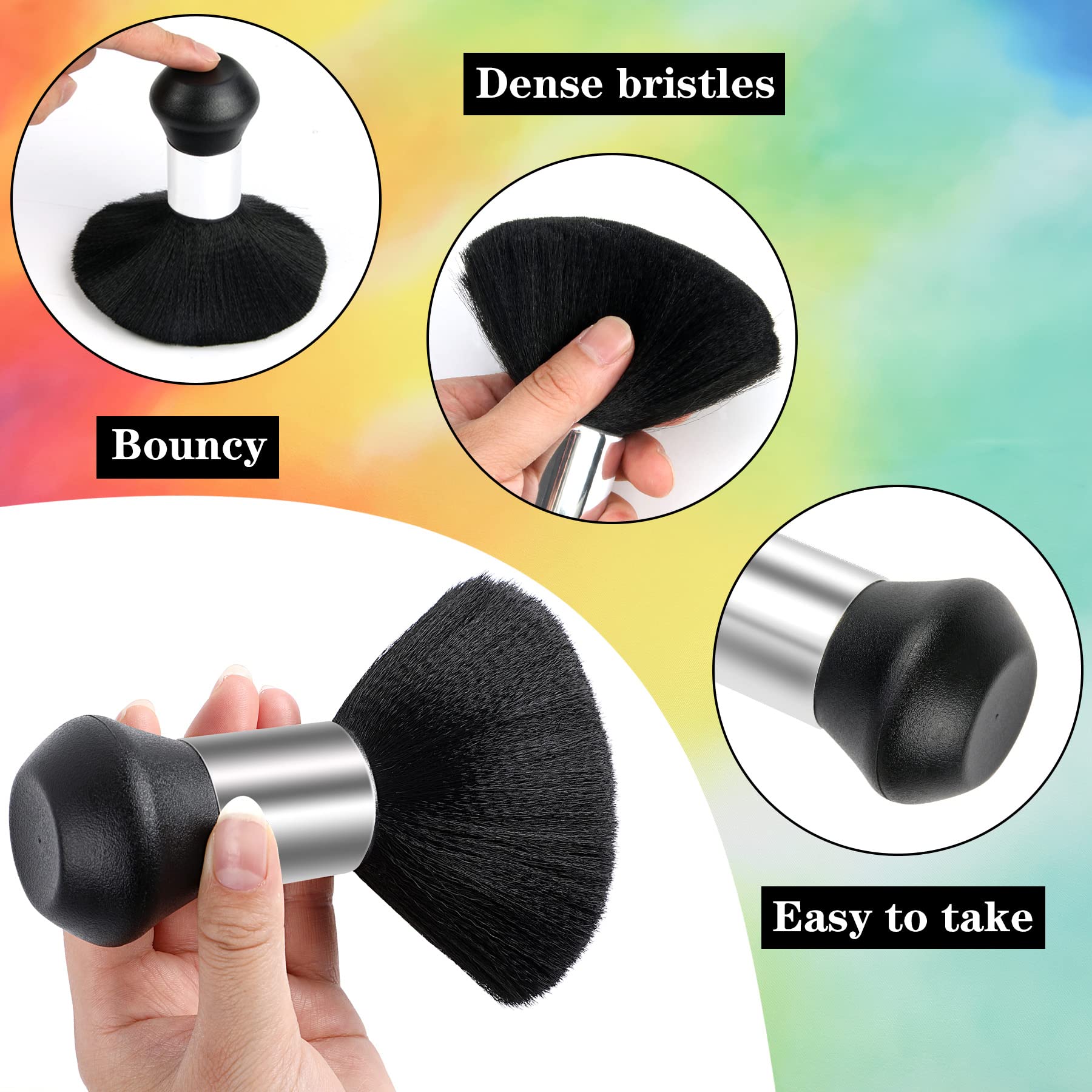 Friseurumhang, wasserdicht, professionell, zum Schneiden von Umhang, Hals, Staubwedel, Bürste für Haarschnitt, Batik, Salon, Bart, Friseur-Kits, 46,8 × 56 Zoll